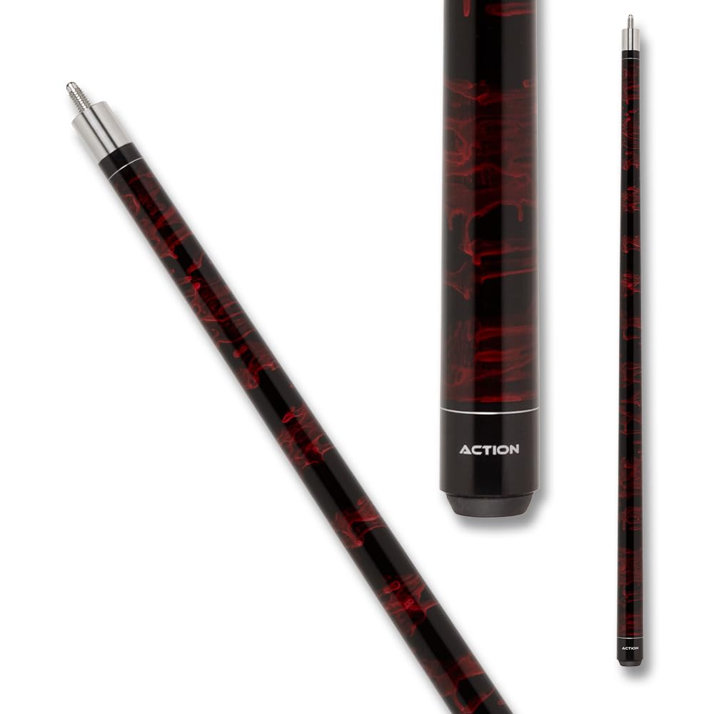 Premium Blue Metallic Pool Cue Stick for Professional & Recreational Players - Perfect for Billiards, 8-Ball, 9-Ball & Home Game Rooms