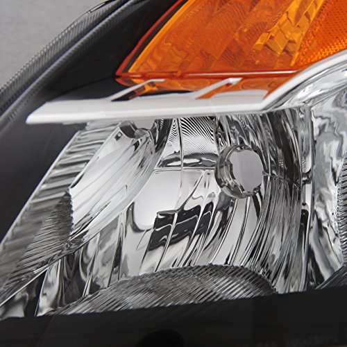AKKON Replacement Black Headlights & Tail Lights for Nissan Altima 4-Door Sedan (Base/S/SL/SE Models) - Left & Right Set | Perfect for Night Driving & Enhanced Style