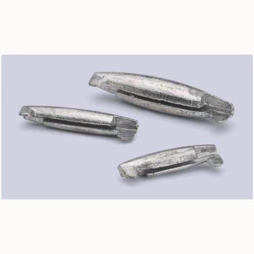 Bullet Weights Pinch-On Fishing Sinkers for Bass, Walleye, and Trout - Perfect for Freshwater and Saltwater Fishing