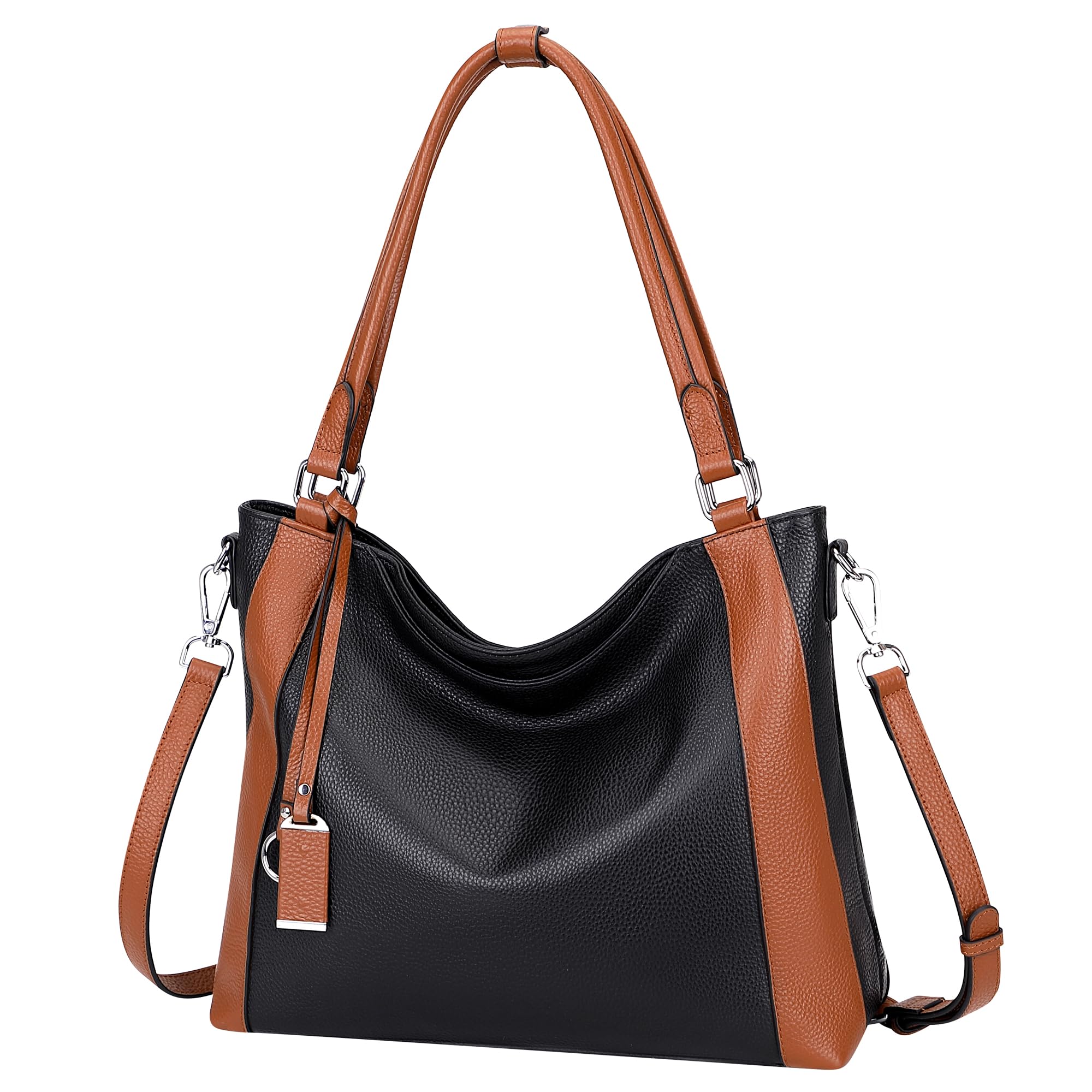 Premium Soft Leather Handbags for Women - Stylish Shoulder Hobo Bag & Large Tote Crossbody Purse - Perfect for Work, Travel & Everyday Use