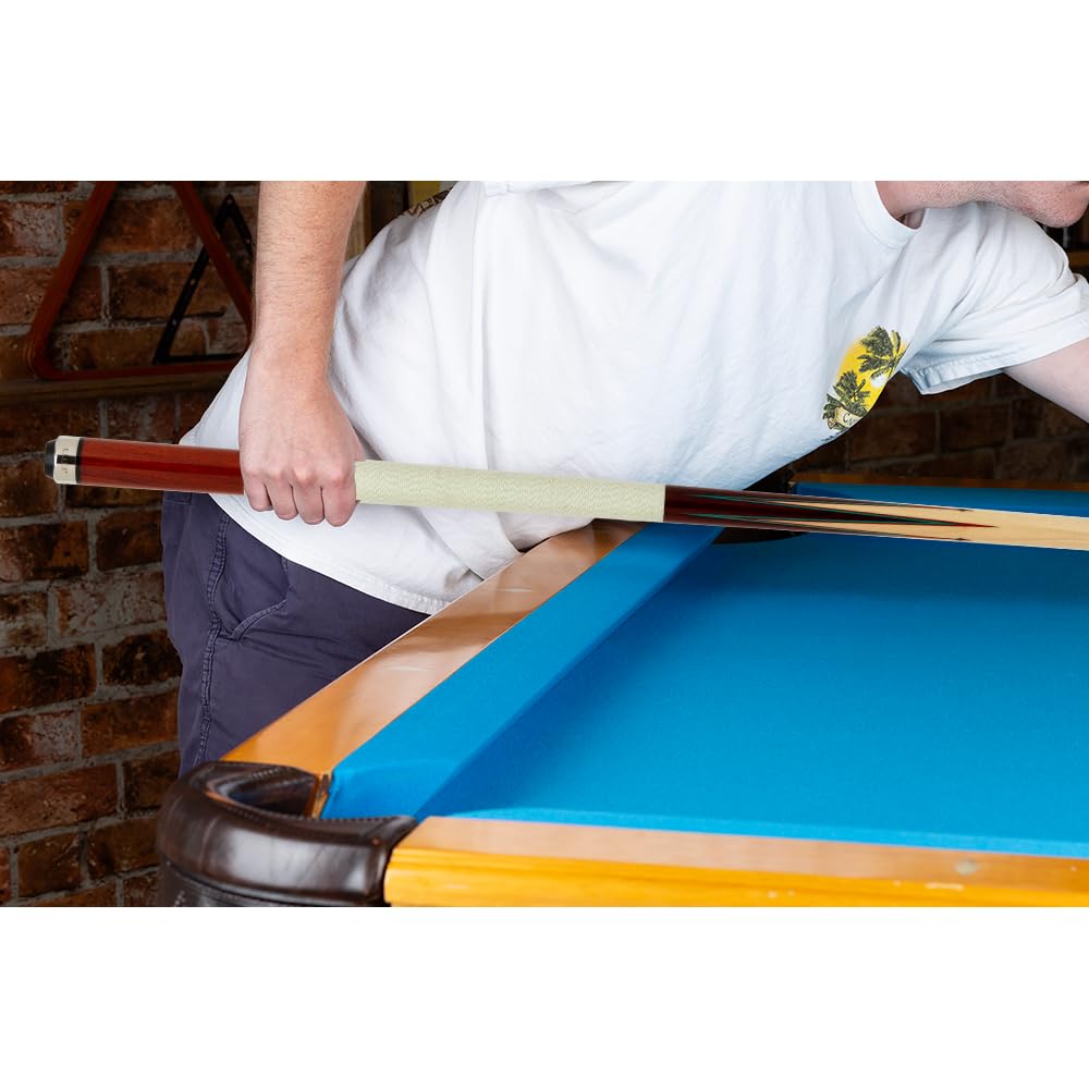 Elite ESP01 Pool Cue - Cocobolo & Hard Rock Canadian Maple with Rosewood & Green Points, Perfect for Professional and Recreational Pool Games