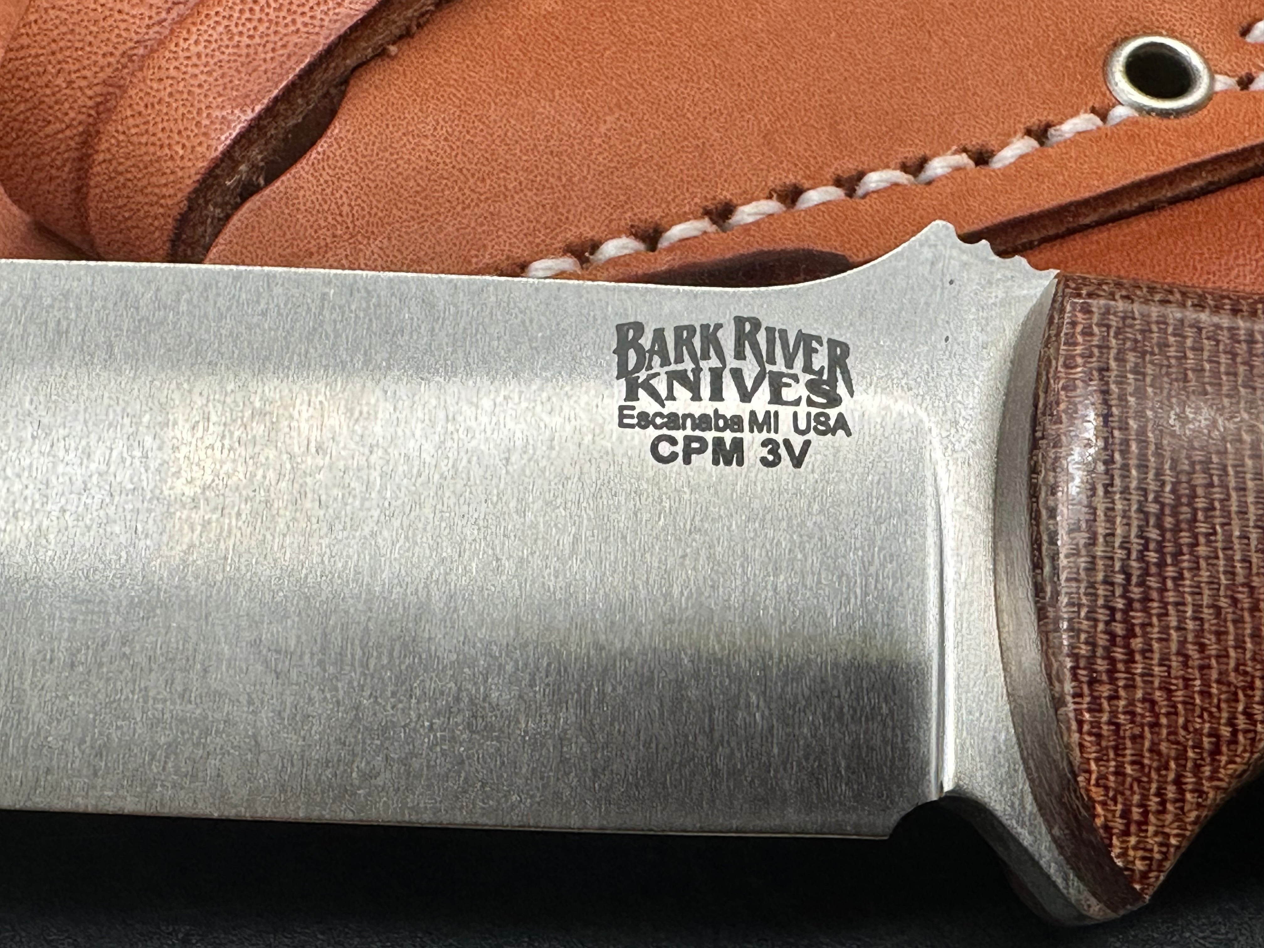 Bark River Bravo 1 LT CPM 3V Knife - High-Performance Outdoor Survival Blade for Hunting, Camping & Bushcraft