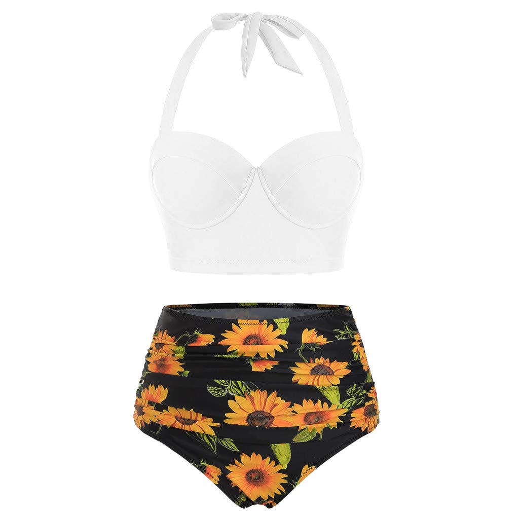 Women's Animal Print Halter Tankini Crop Top with High Waist Shorts - Stylish Two-Piece Swimwear for Beach, Pool & Summer Vacations