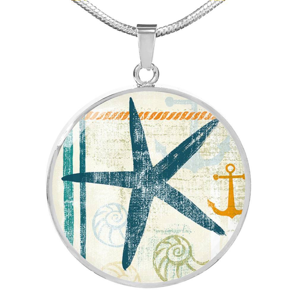 Beachy Starfish Necklace - Dainty Gold or Silver Pendant for Women - Perfect for Summer Vacations, Beach Weddings & Boho Fashion