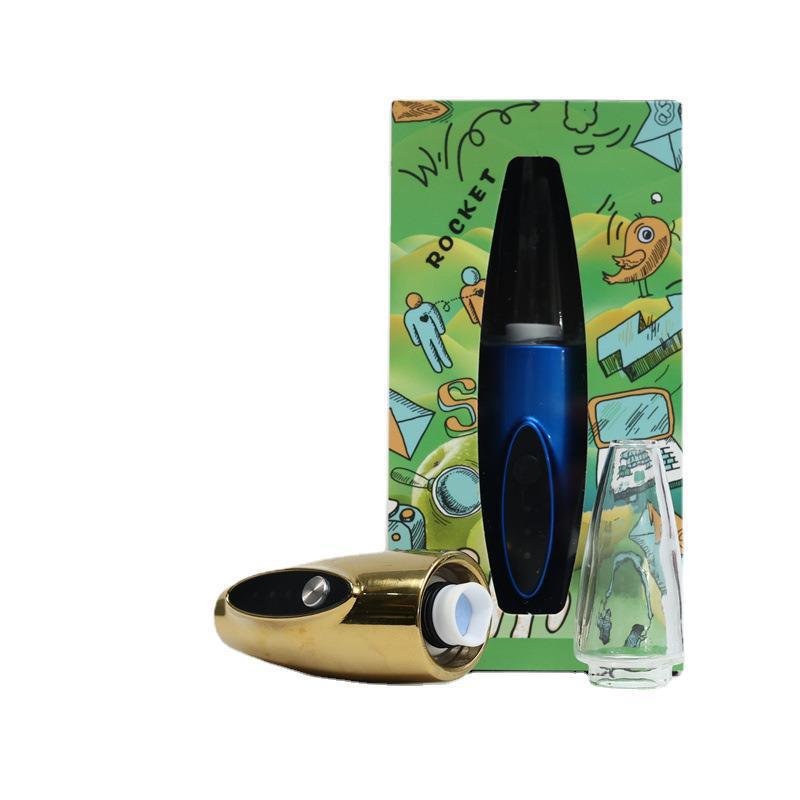 ROCKET Wax Vaporizer Kit - Portable Electric Dab Rig with 1000mAh Rechargeable Battery for Concentrates | Perfect for On-The-Go Dabbing & Home Use