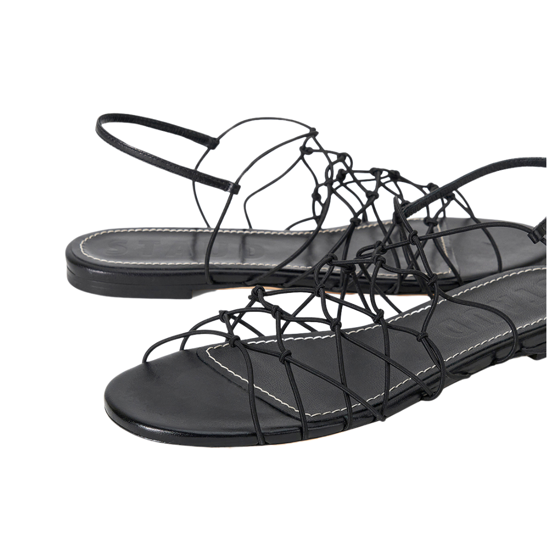 Gio Knot Sandals for Women - Comfortable Boho Braided Leather Flat Sandals - Perfect for Beach, Vacation & Summer Outfits