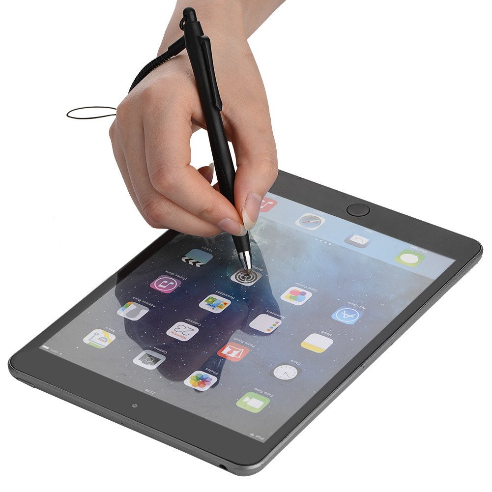 2 Pack Rechargeable Active Capacitive Stylus Pen for Drawing & Writing - Compatible with Phone, Tablet, PC - Perfect for Digital Art, Note Taking & Online Classes