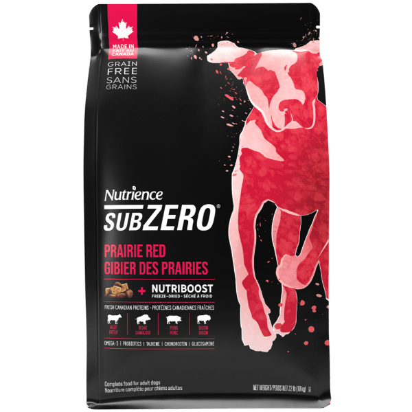 Nutrience SubZero Prairie Red High Protein Dry Dog Food - Grain-Free, Natural Ingredients for Active Dogs - Perfect for Large Breeds & Outdoor Adventures