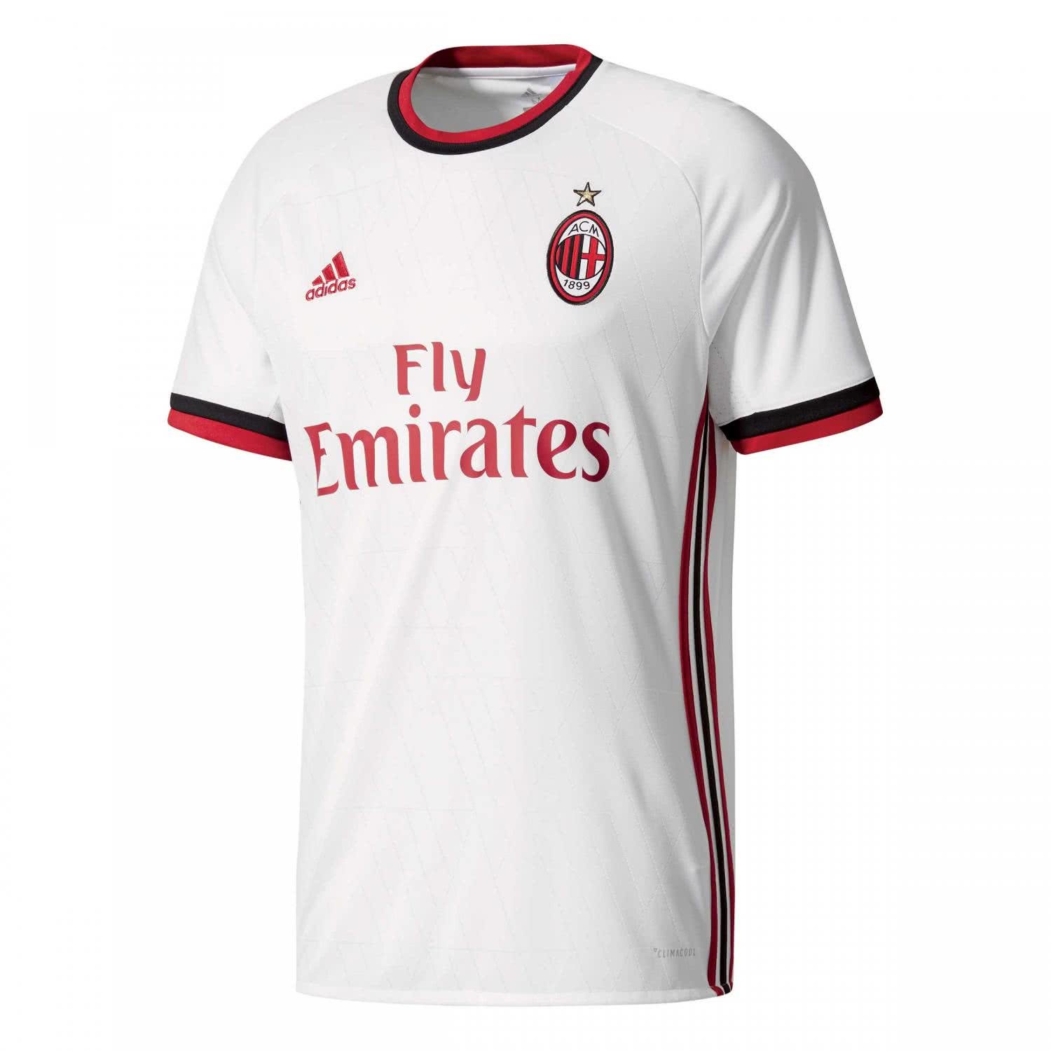 Adidas AC Milan Away Jersey 2017/18 - Medium Size for Men | Authentic Football Soccer Shirt for Fans & Players