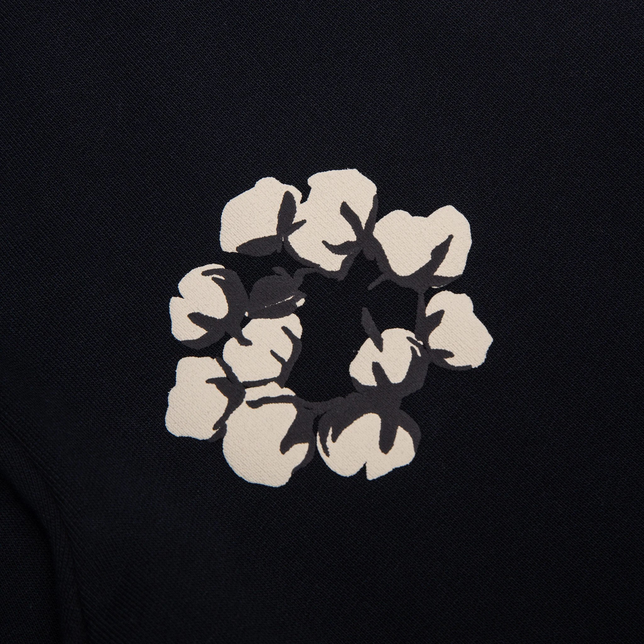 Denim Tears x CPFM Cactus Tears Wreath Black Sweatpants for Men - Comfortable Streetwear Joggers for Casual Wear & Lounge