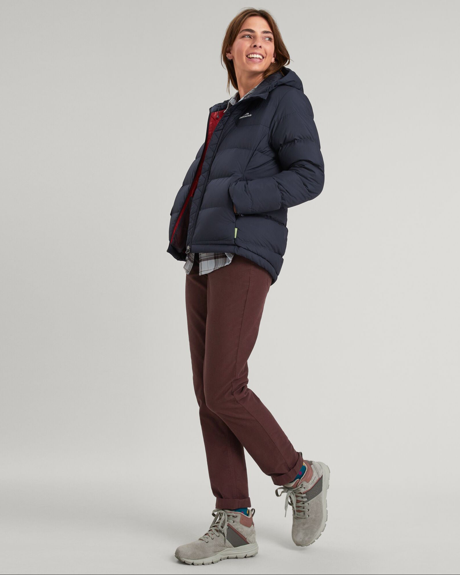 Women's Epiq Hooded Down Jacket - Waterproof Winter Coat, Lightweight Warm Puffer Jacket for Women (Midnight Navy) - Perfect for Skiing, Hiking & Cold Weather Outdoor Activities