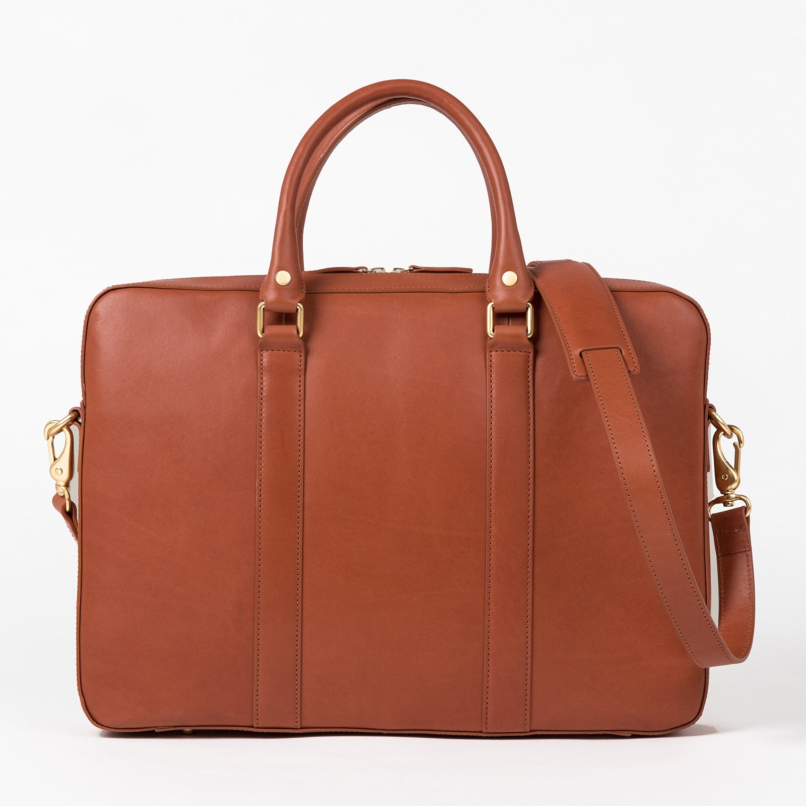 Premium Soft Leather Briefcase for Men & Women - Professional Laptop Bag for Business, Office & Travel - Stylish & Durable Work Bag for Commuters & Executives