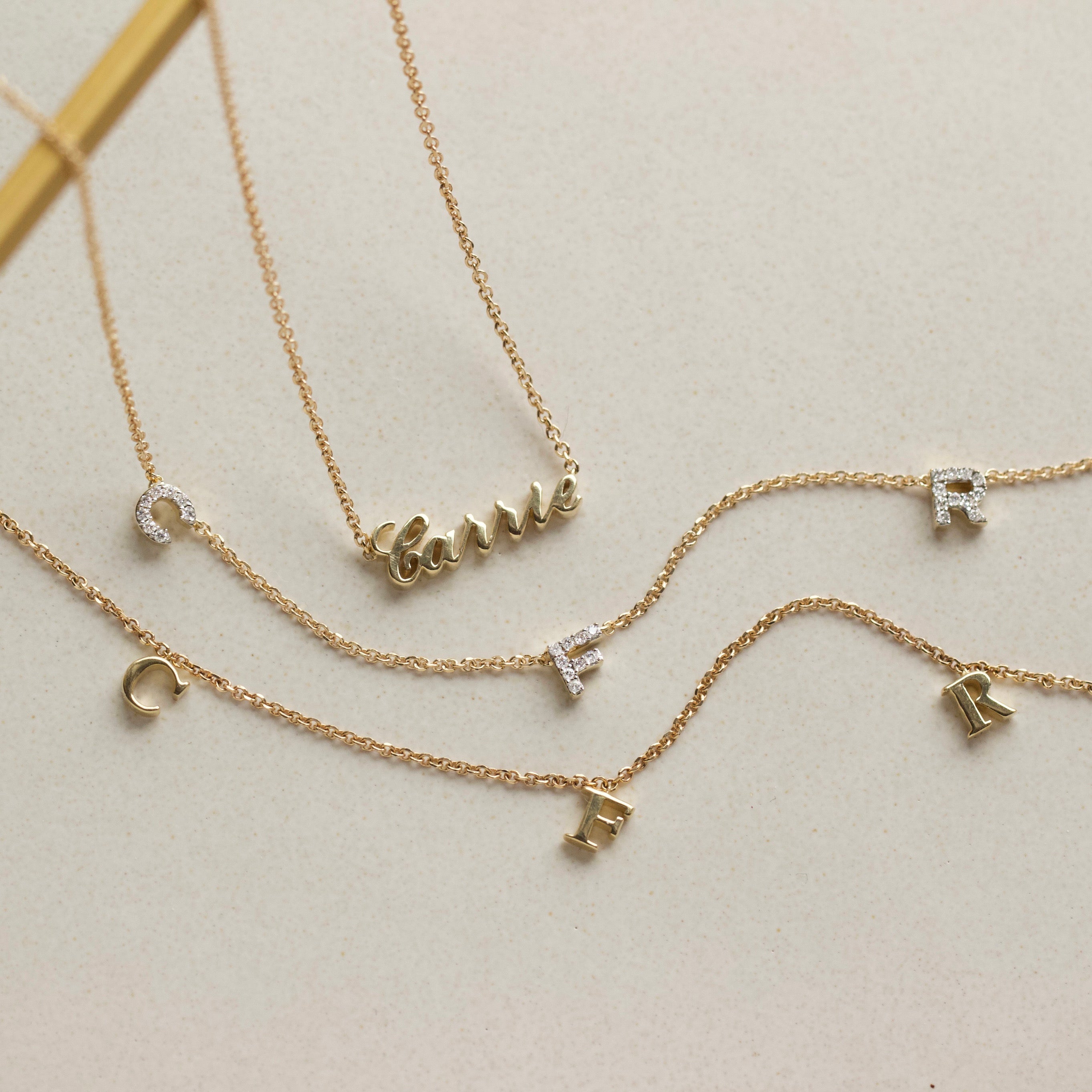 Personalized Drop Initial Necklace for Women - Custom Monogram Pendant Jewelry Gift for Her - Perfect for Birthdays, Anniversaries & Special Occasions