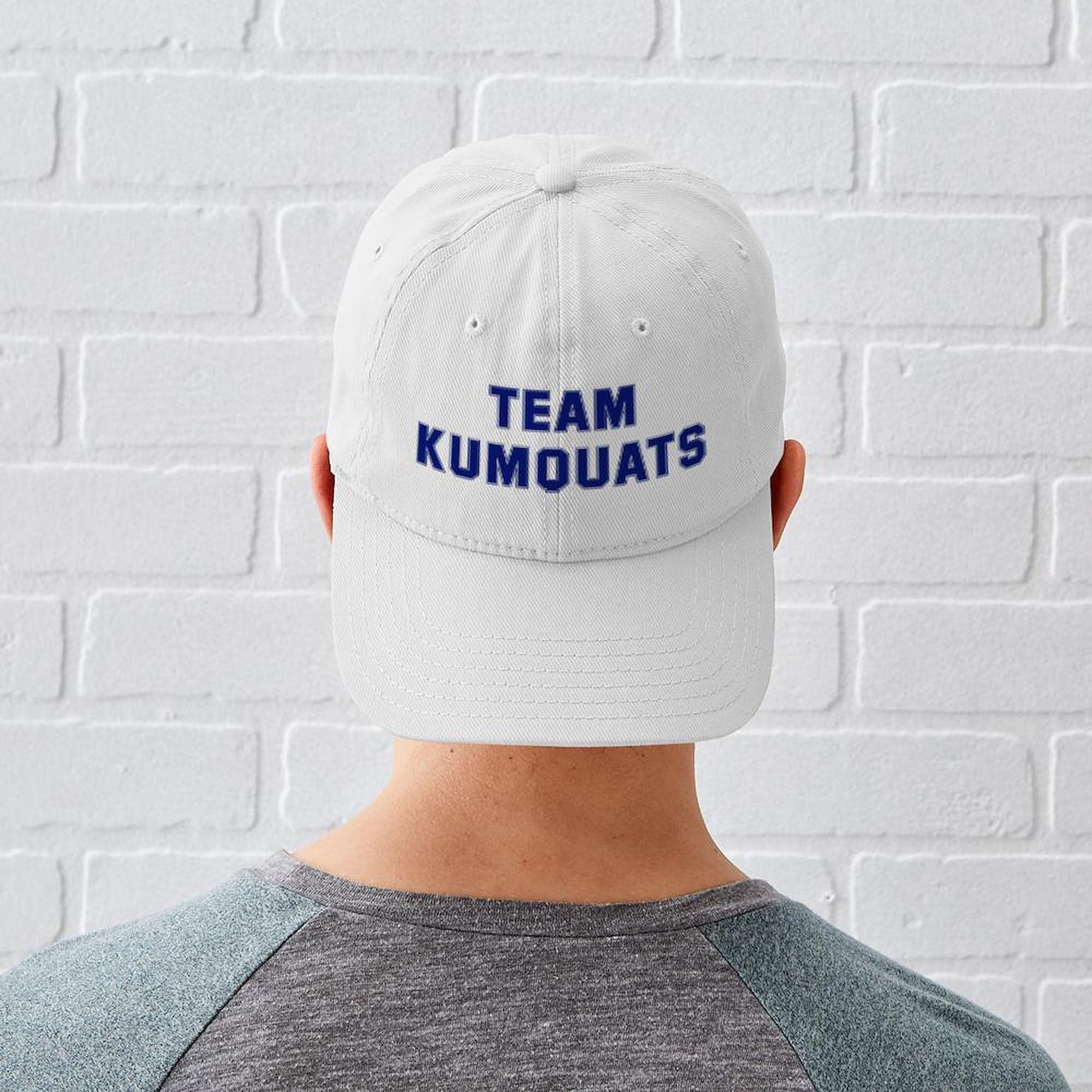 Team KUMQUATS Adjustable Baseball Cap - Custom Embroidered Hat for Sports Fans & Outdoor Activities | Perfect for Baseball Games, Hiking, and Casual Wear