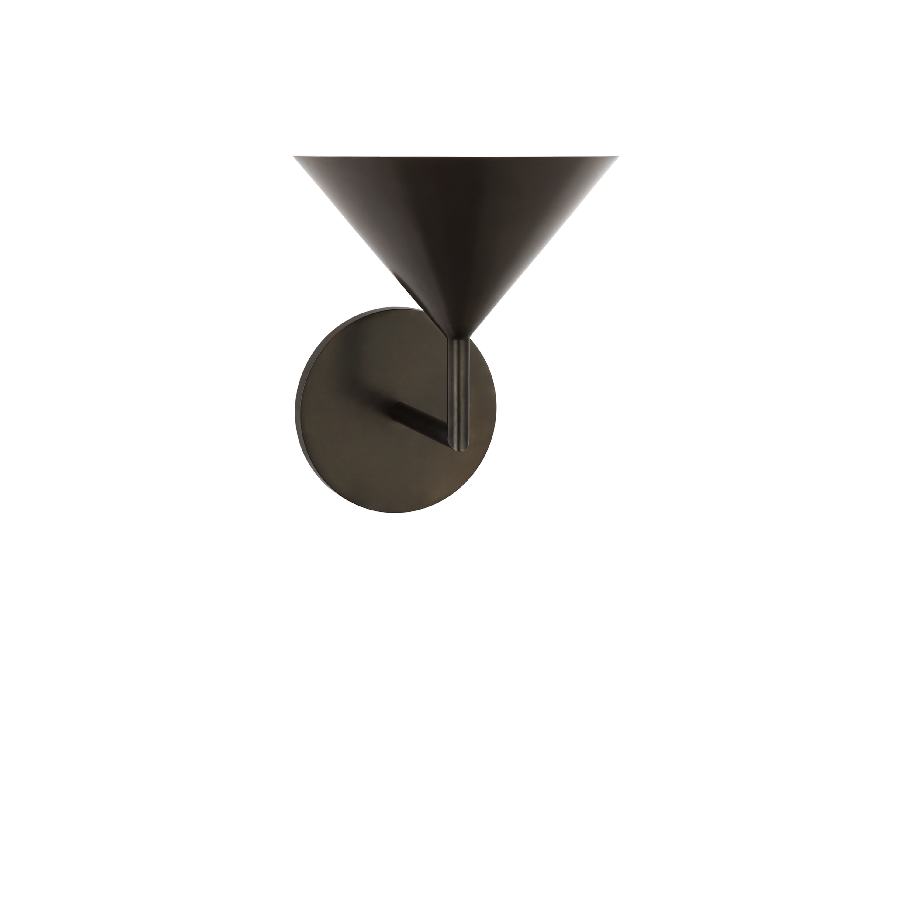 Orsay Small Single Sconce Wall Light - Vintage Brass Finish, Plug-in Wall Lamp for Bedroom, Living Room, Hallway & Dorm Decor