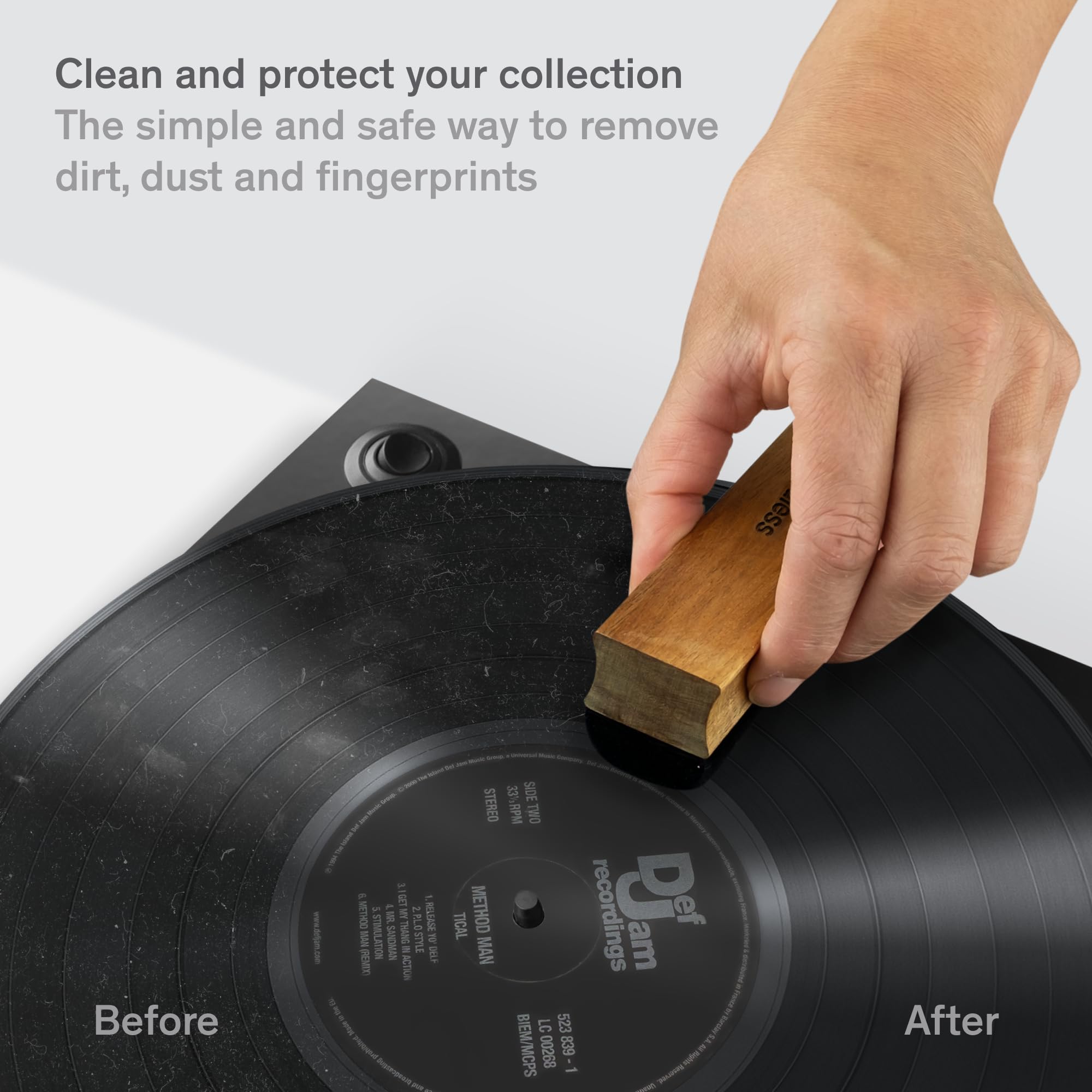 Vinyl Record Cleaning Kit - 5-in-1 LP Record Cleaner Set with Velvet Brush, Stylus Cleaner, Cleaning Solution, Nylon Brush & Storage Bag | Perfect for Vinyl Collectors & DJs to Maintain Pristine Sound Quality
