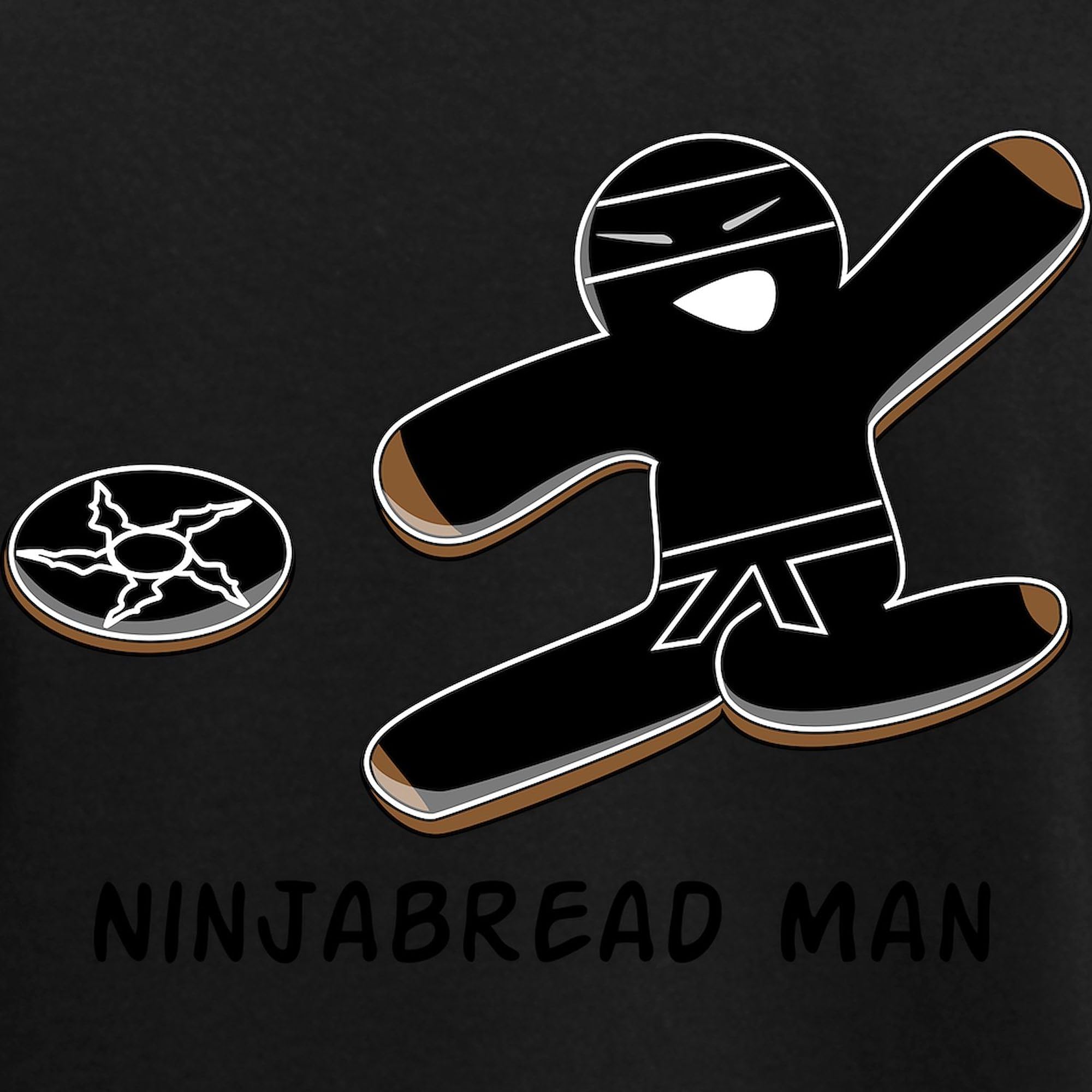 Ninjabread Man Pajamas for Women - Fun Novelty Sleepwear & Christmas PJs - Cozy Holiday Lounge Wear for Gifts & Festive Nights