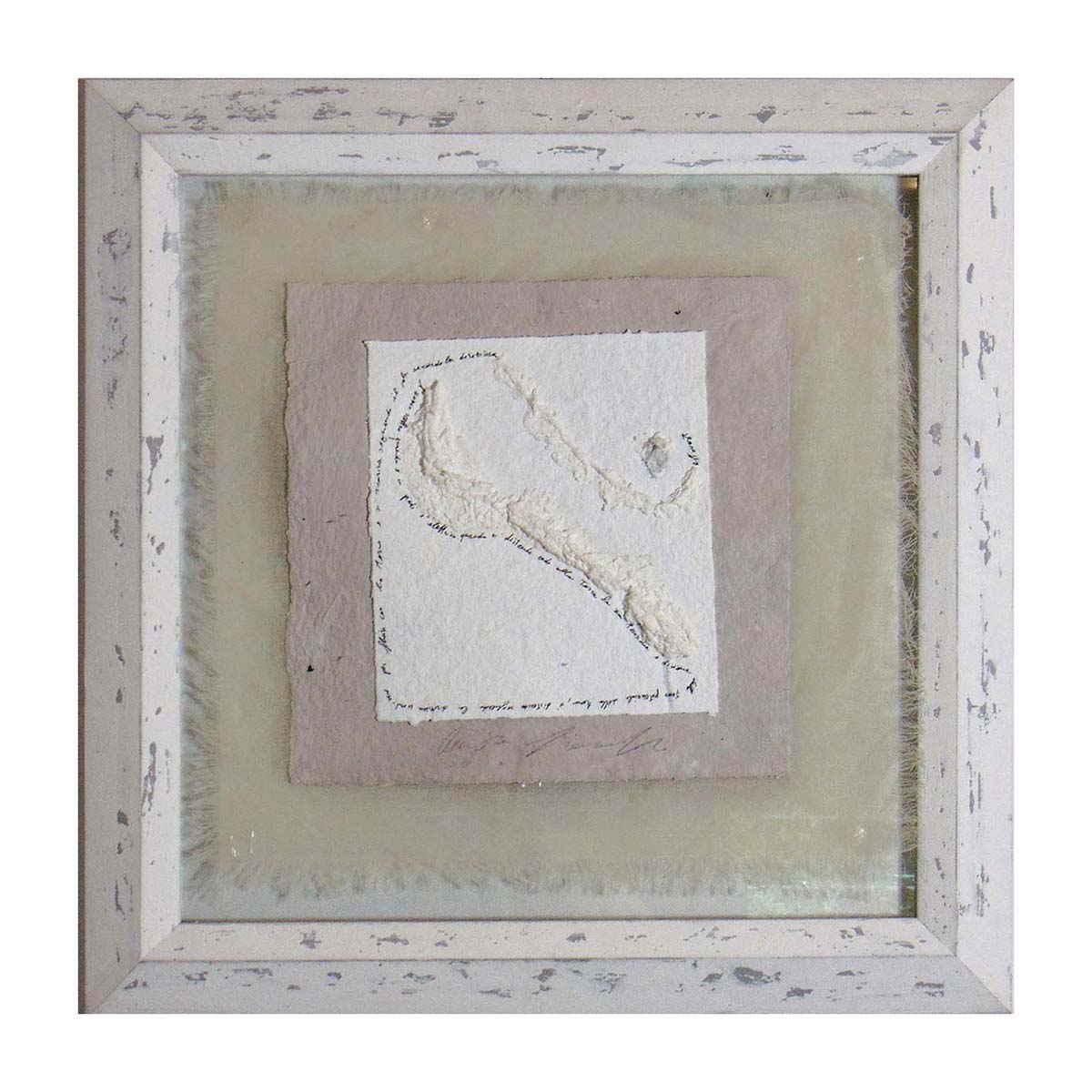 Earth's Tale 6 Bas Relief Painting - Handmade Wall Art Decor for Home & Office - Perfect for Living Room, Bedroom, or Gallery Display