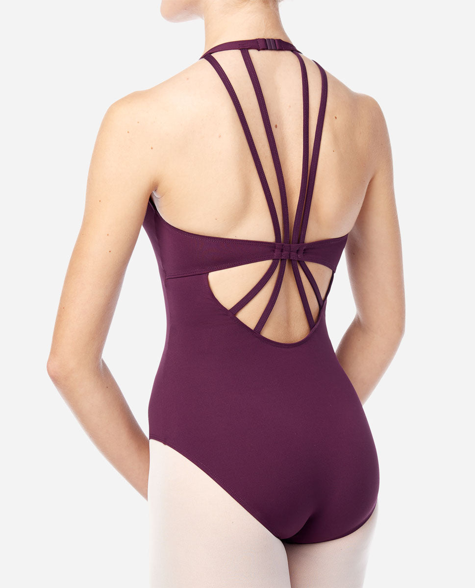 Reagan Multi Strap High Neck Leotard - Dance Gymnastics Ballet Leotard for Women & Girls - Perfect for Dance Practice, Performances & Costumes