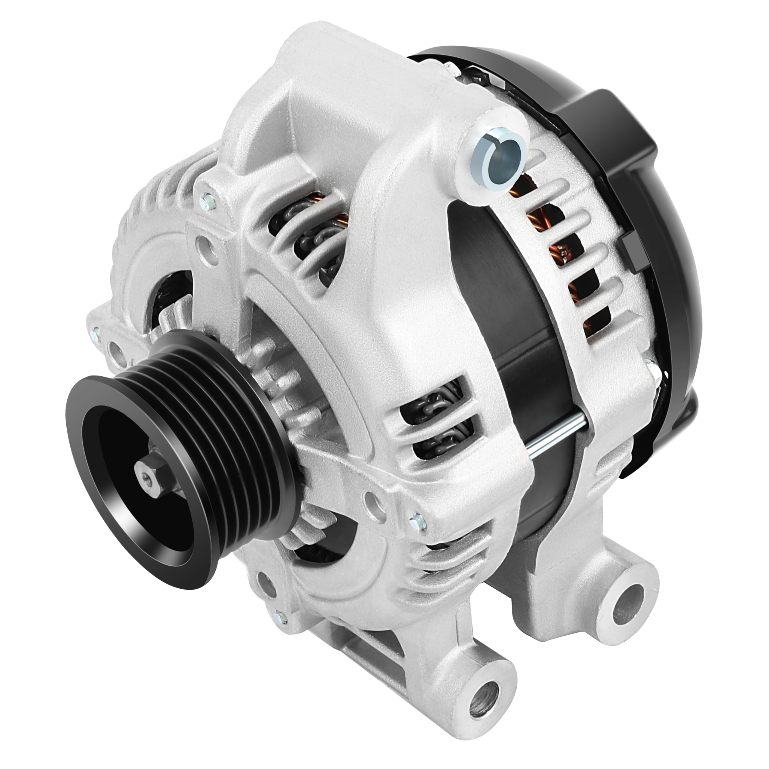 High Output 160Amp 12V Alternator Compatible with Chrysler 300 V8 5.7L 2005-2007 & Dodge Charger V8 5.7L 2006-2007 - Replaces 421000-0264, 421000-0260 - Perfect for Engine Performance & Electrical System Upgrades