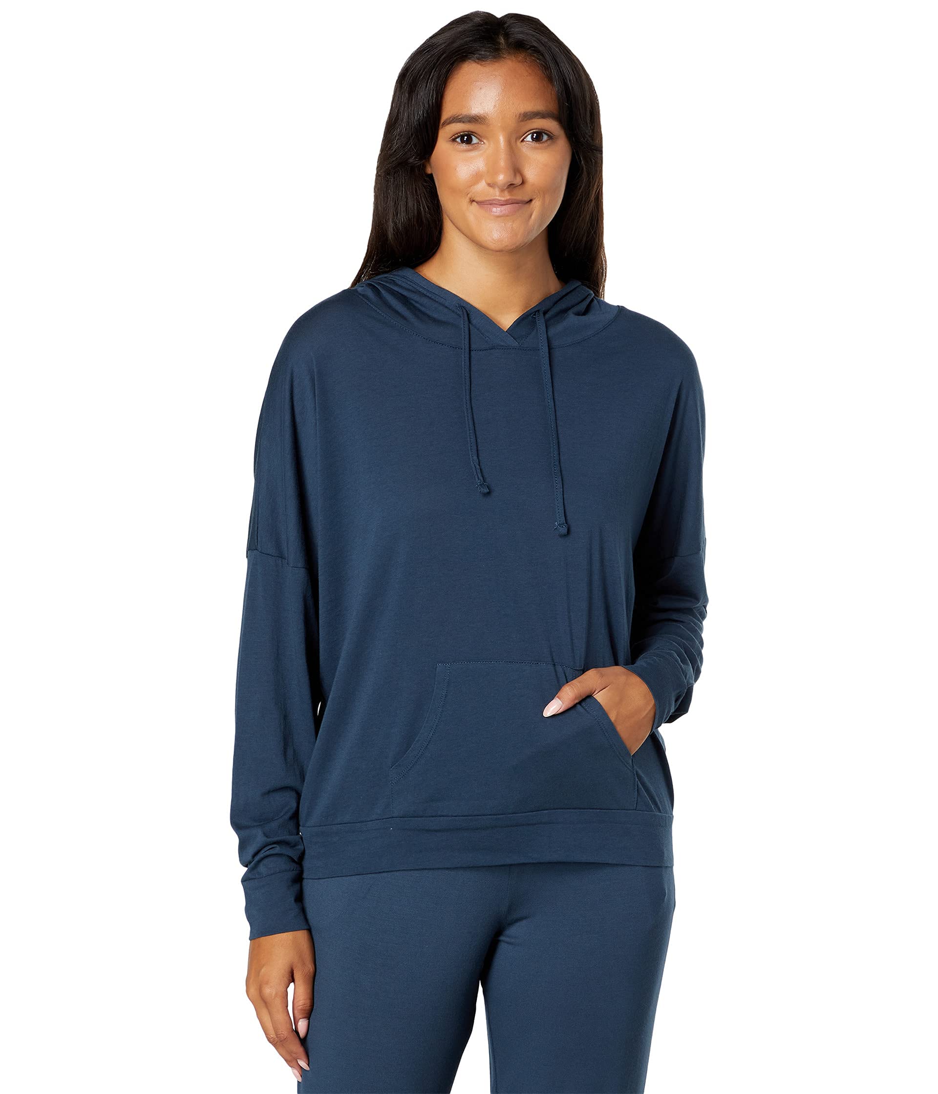 Cozy Honeydew Intimates Travel Light Lounge Hoodie - Soft Casual Wear for Women | Perfect for Travel, Lounging & Relaxing at Home
