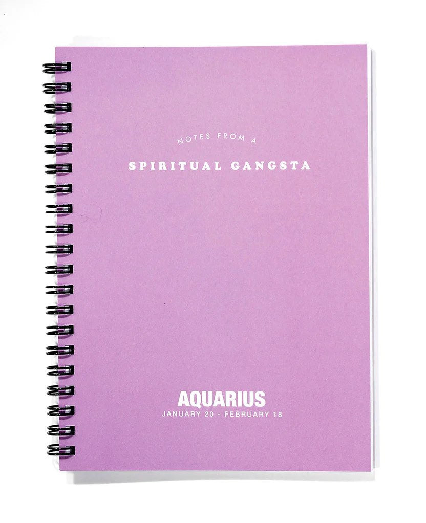 Aquarius Astrology Journal - Zodiac Horoscope Notebook for Water Sign - Perfect for Daily Reflection, Dream Tracking & Spiritual Growth