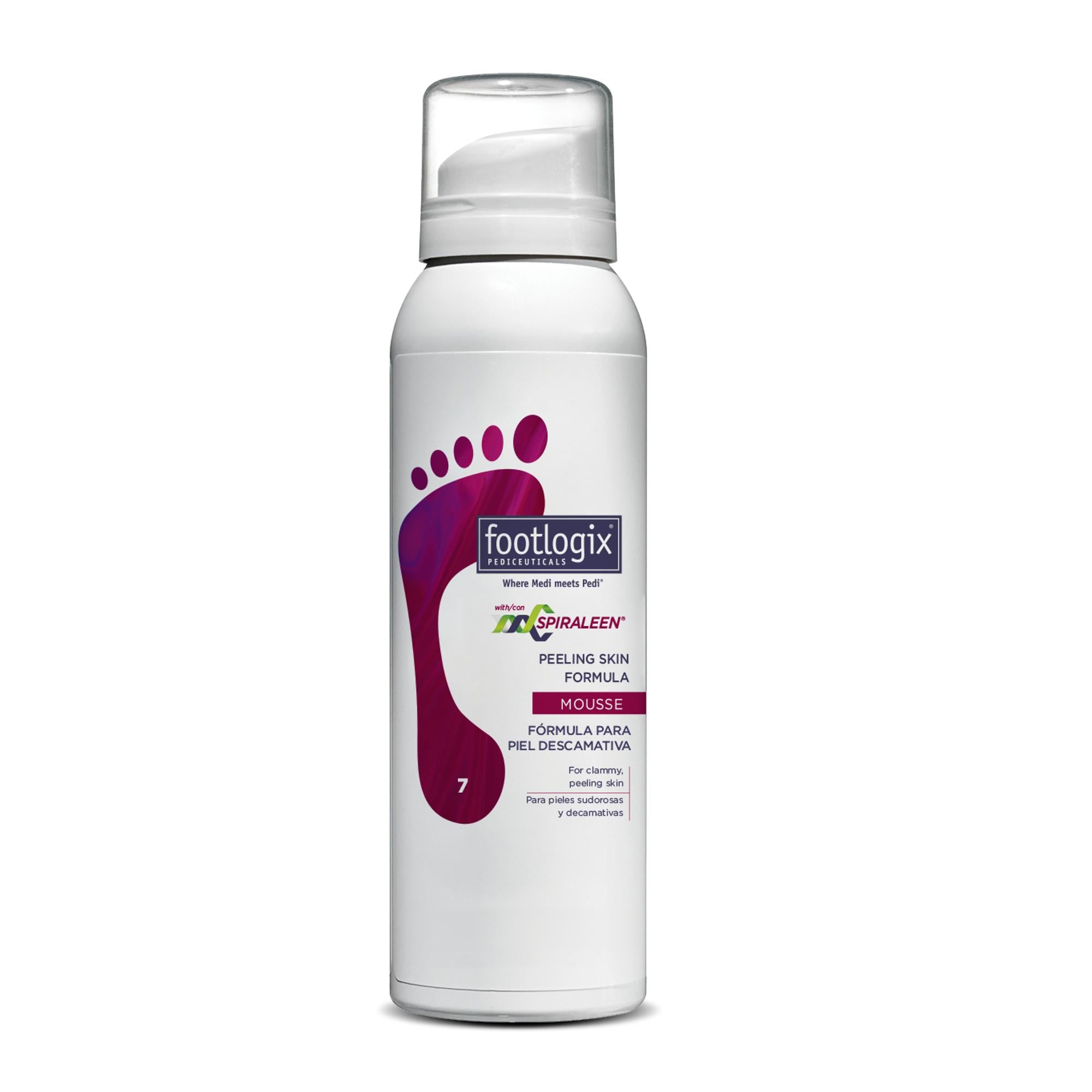 Footlogix Peeling Skin Formula for Dry Cracked Feet - 4.2oz Moisturizing Foot Cream - Exfoliating Treatment for Calluses & Rough Skin - Perfect for Pedicures & At-Home Foot Care