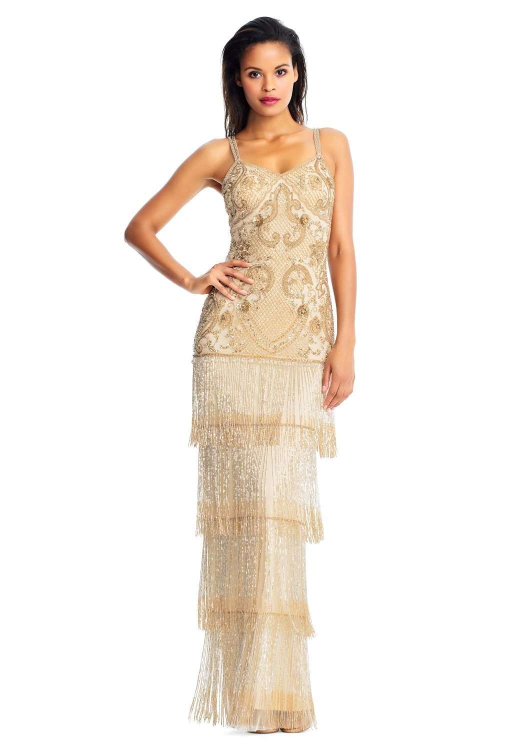 Aidan Mattox MD1E201919 Women's Elegant Cocktail Dress for Parties, Weddings & Special Occasions