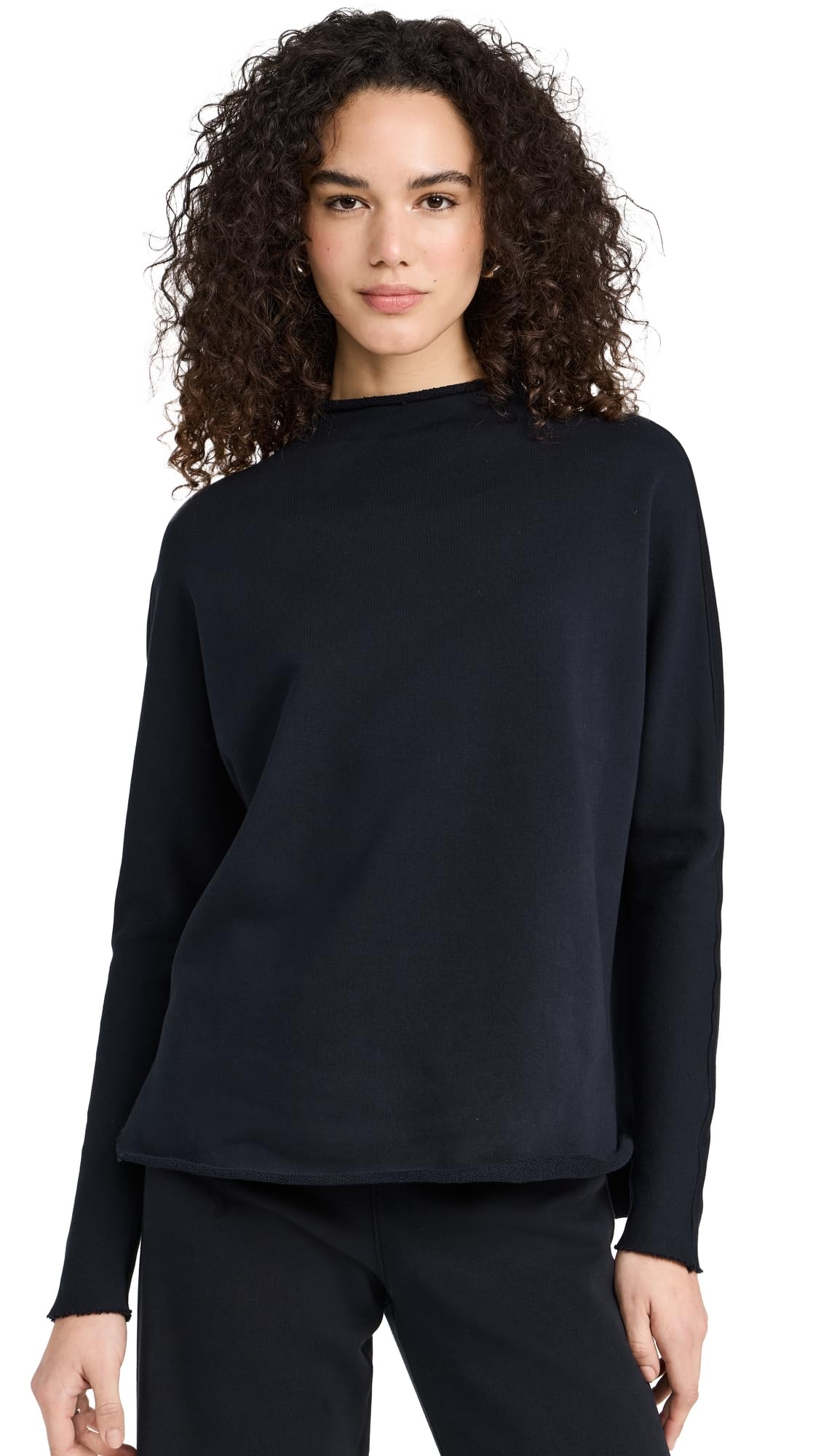 Frank & Eileen Women's Effie Long Sleeve Funnel Neck Capelet Sweater - Soft Cashmere Blend Winter Pullover for Work, Date Night & Holiday Outfits