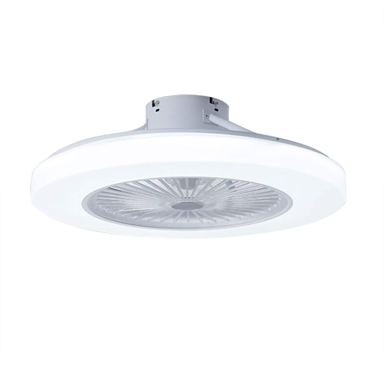 23 Inch LED Ceiling Fan with Light Remote Control - 3 Speed Adjustable & 3 Color Options - Enclosed Lighting for Bedroom, Living Room, Kitchen & Office
