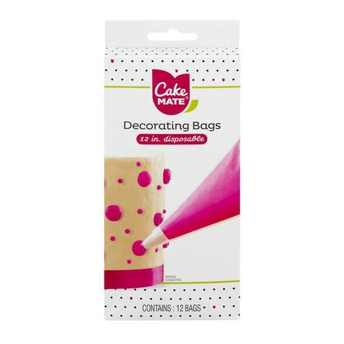 Premium Cake Mate Decorating Bags - 2 Pack | Professional Piping Bags for Cake Decorating, Cupcakes, Cookies & Pastry | Reusable Icing Bags for Baking, Dessert Making & Party Treats