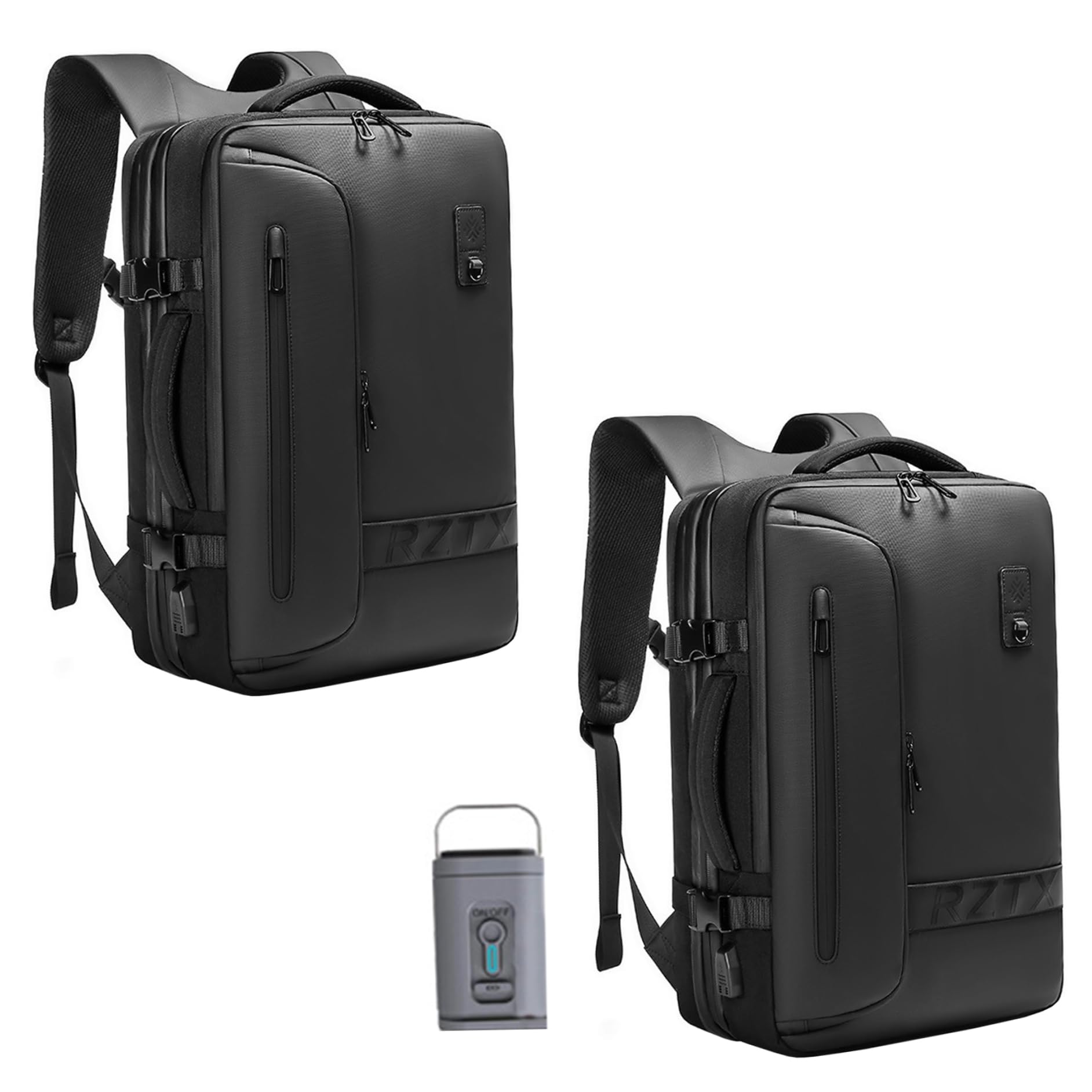 22L-45L Vacuum Compression Travel Backpack - Lightweight Carry On Luggage with Multiple Pockets for Airplane, Camping & Weekend Trips | Water-Resistant Cabin Bag for Men & Women