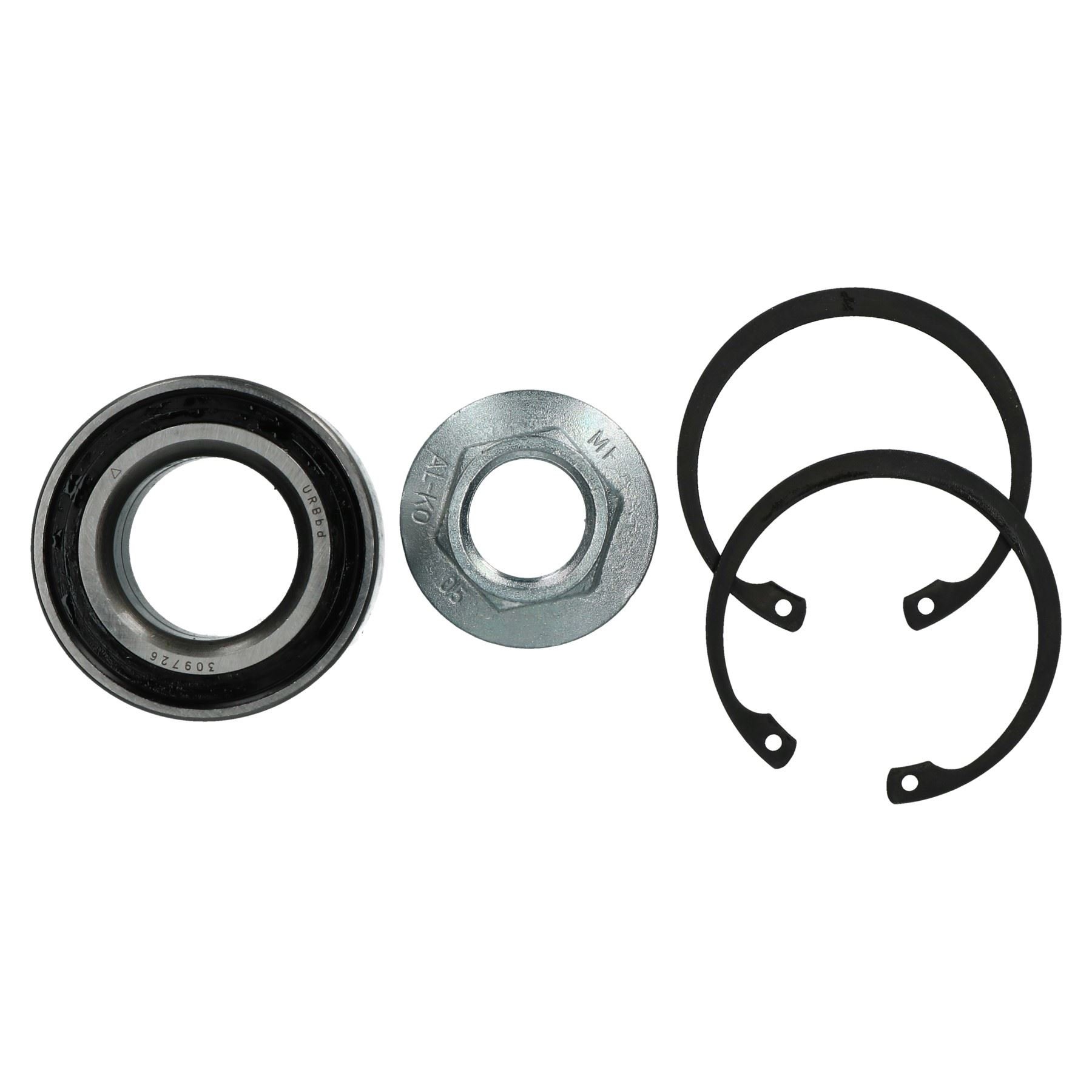 AB Tools 2 Double Row Sealed Trailer Bearing Kits - ALKO 638624 & Indespension ISHU146 Replacement - Heavy Duty Axle Wheel Bearings for Boat Trailers, Utility Trailers & Caravans