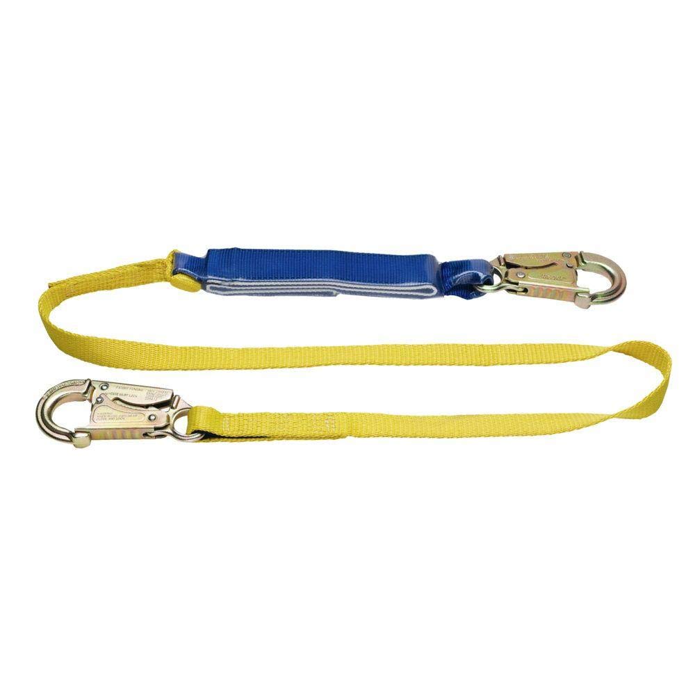 Werner K121013 Aerial Work Positioning Kit - 6-Foot DeCoil Lanyard with Standard Harness (1-Pack) | Fall Protection for Construction, Roofing & Utility Work