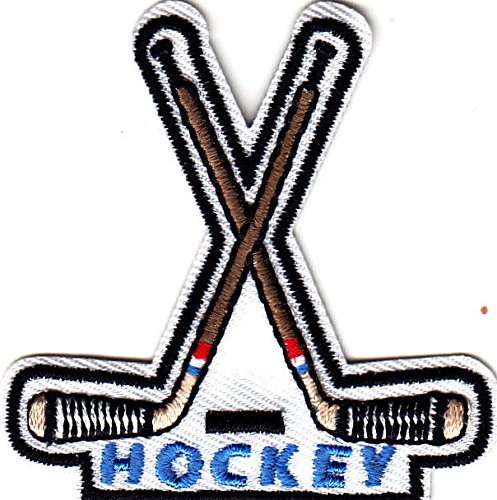 Custom Iron On Embroidered Hockey Patch - Durable Emblem for Ice Hockey Jerseys, Jerseys & Equipment - Perfect for Team Uniforms, Fan Gear & DIY Sports Decor