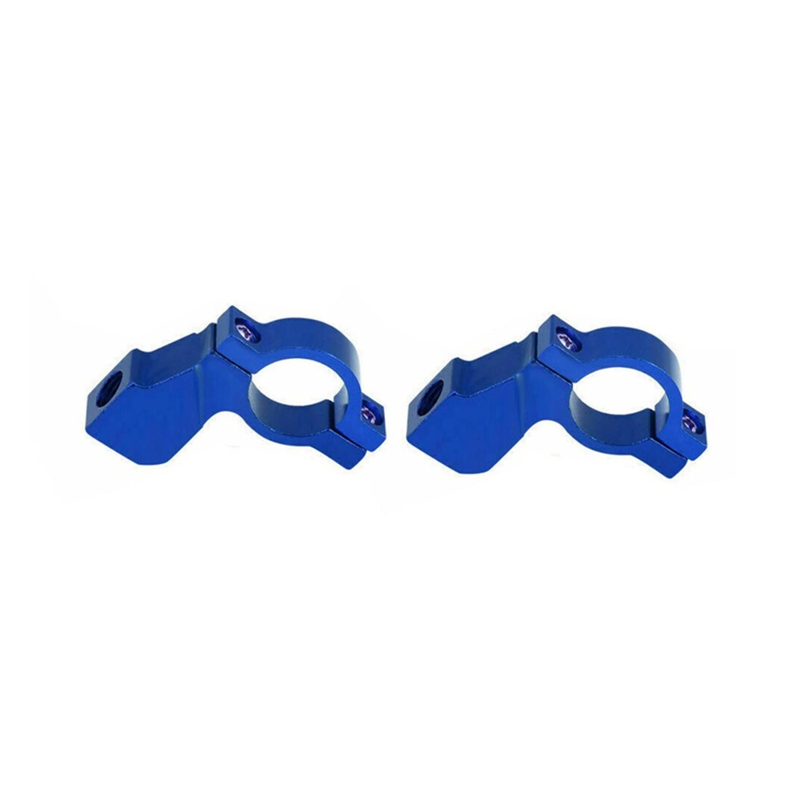 Universal Motorcycle Bike ATV Rear View Mirror Bracket Mount - 2pcs CNC Aluminum 22mm/7/8