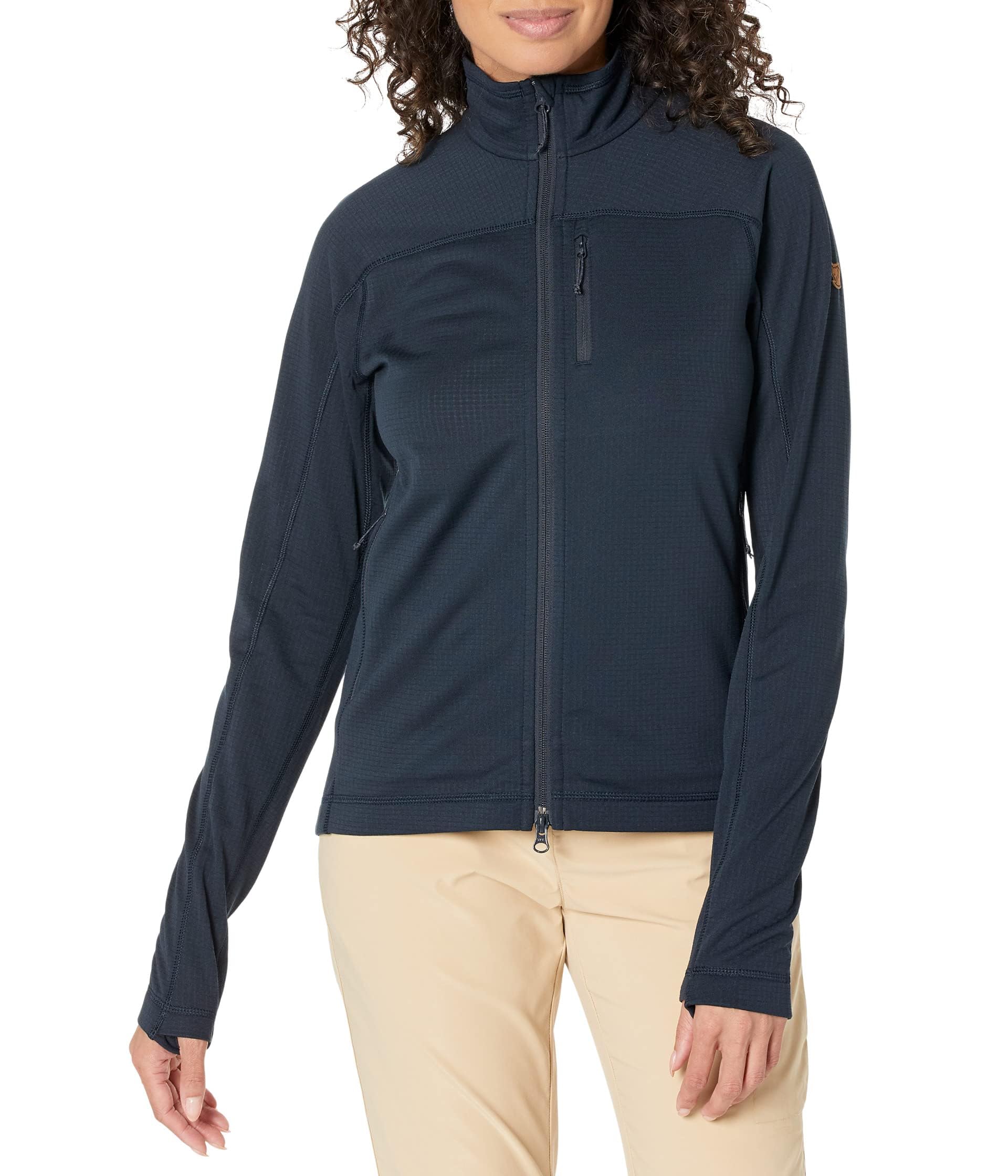 Fjallraven Abisko Lite Fleece Jacket for Men - Lightweight Outdoor Hiking & Camping Fleece Jacket - Perfect for Mountain Climbing, Backpacking & Cold Weather Adventures