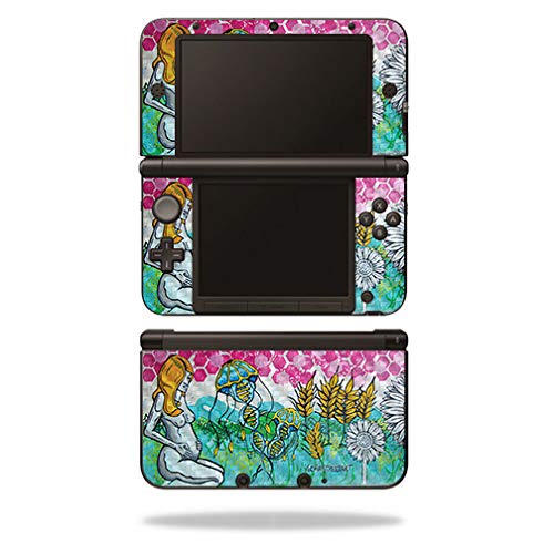 Premium Carbon Fiber Skin for Nintendo 3DS XL (2012-2014 Model) - Mother Garden Design | Protective & Durable Textured Cover | Easy to Apply & Remove | Made in USA | Perfect for Gaming Protection & Style Customization