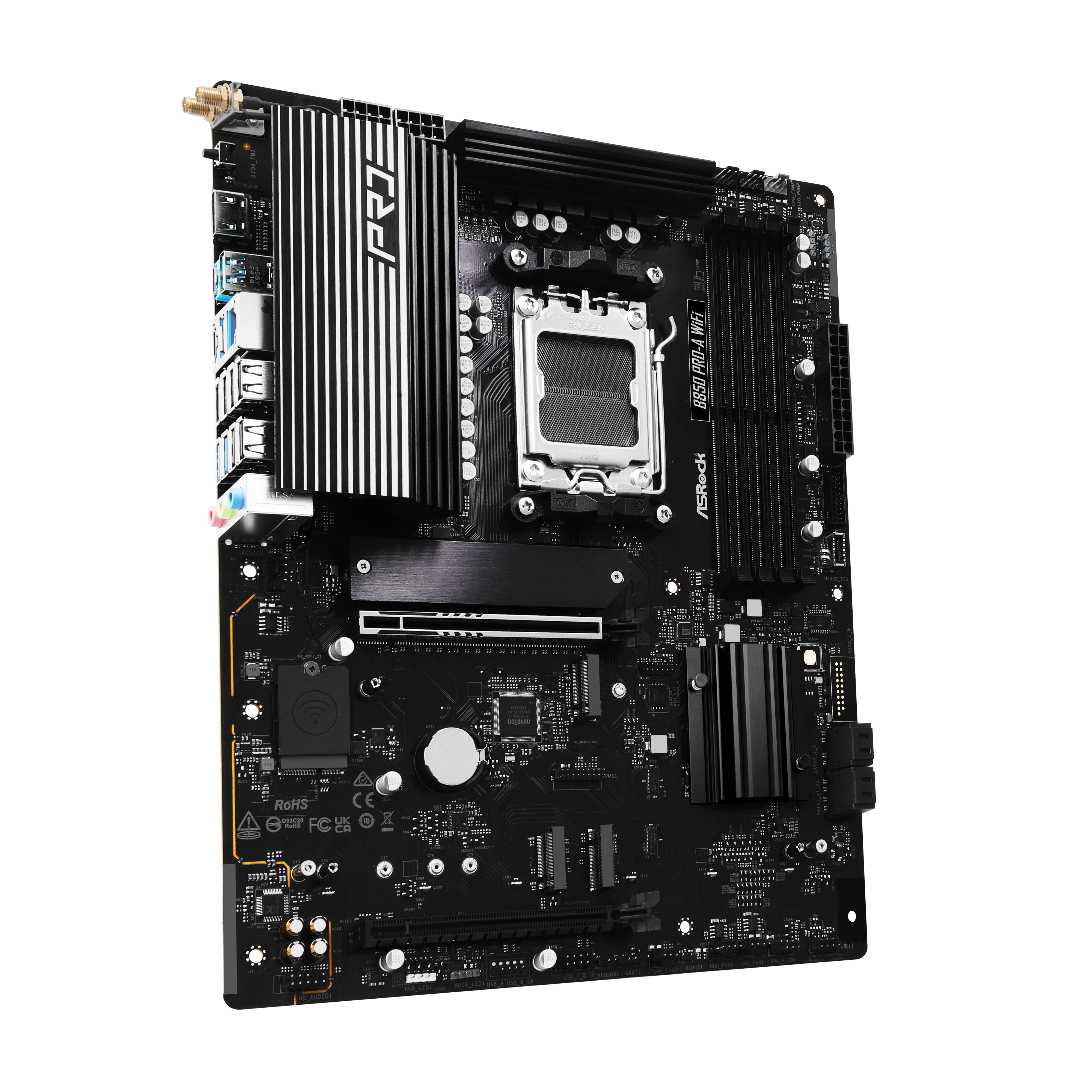ASRock B850 Pro A WiFi AM5 DDR5 ATX Motherboard - High Performance Gaming & Workstation PC Build for Streaming, Content Creation & 4K Gaming