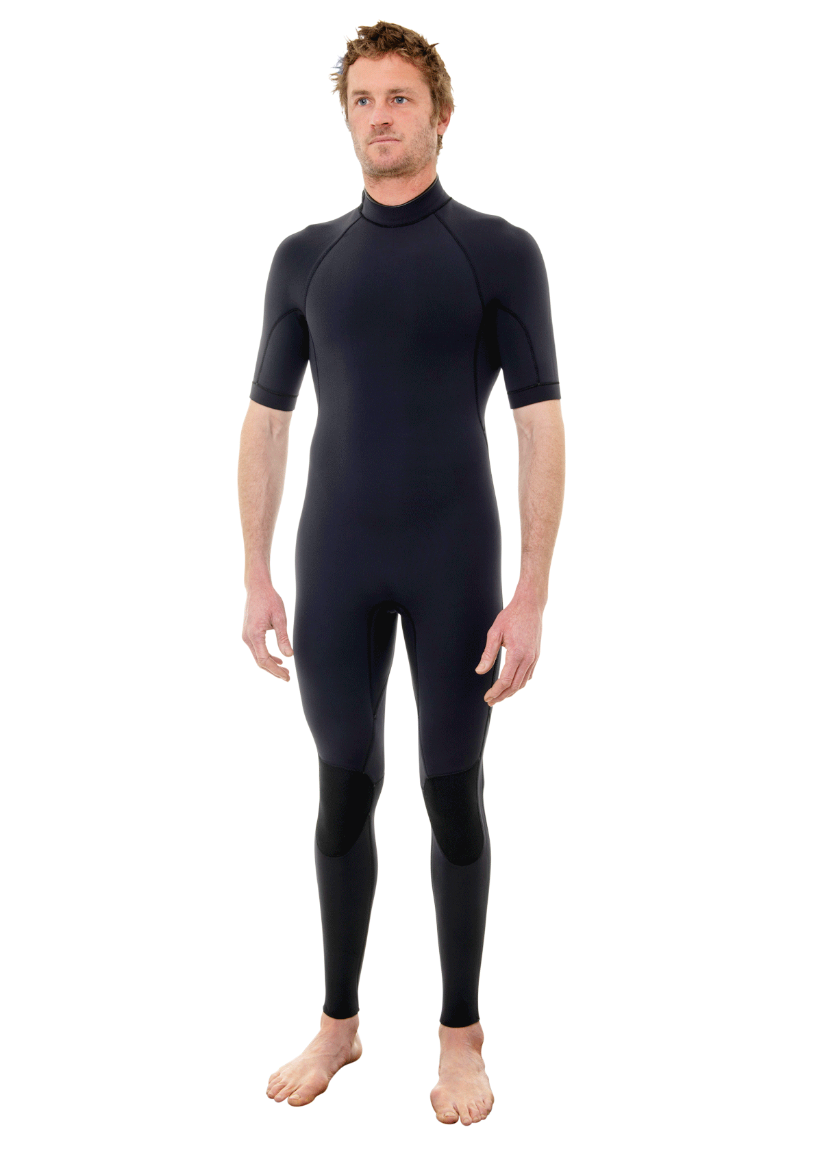 2mm Neoprene Short Sleeve Back Zip Wetsuit for Men & Women - Perfect for Surfing, Snorkeling, and Water Sports