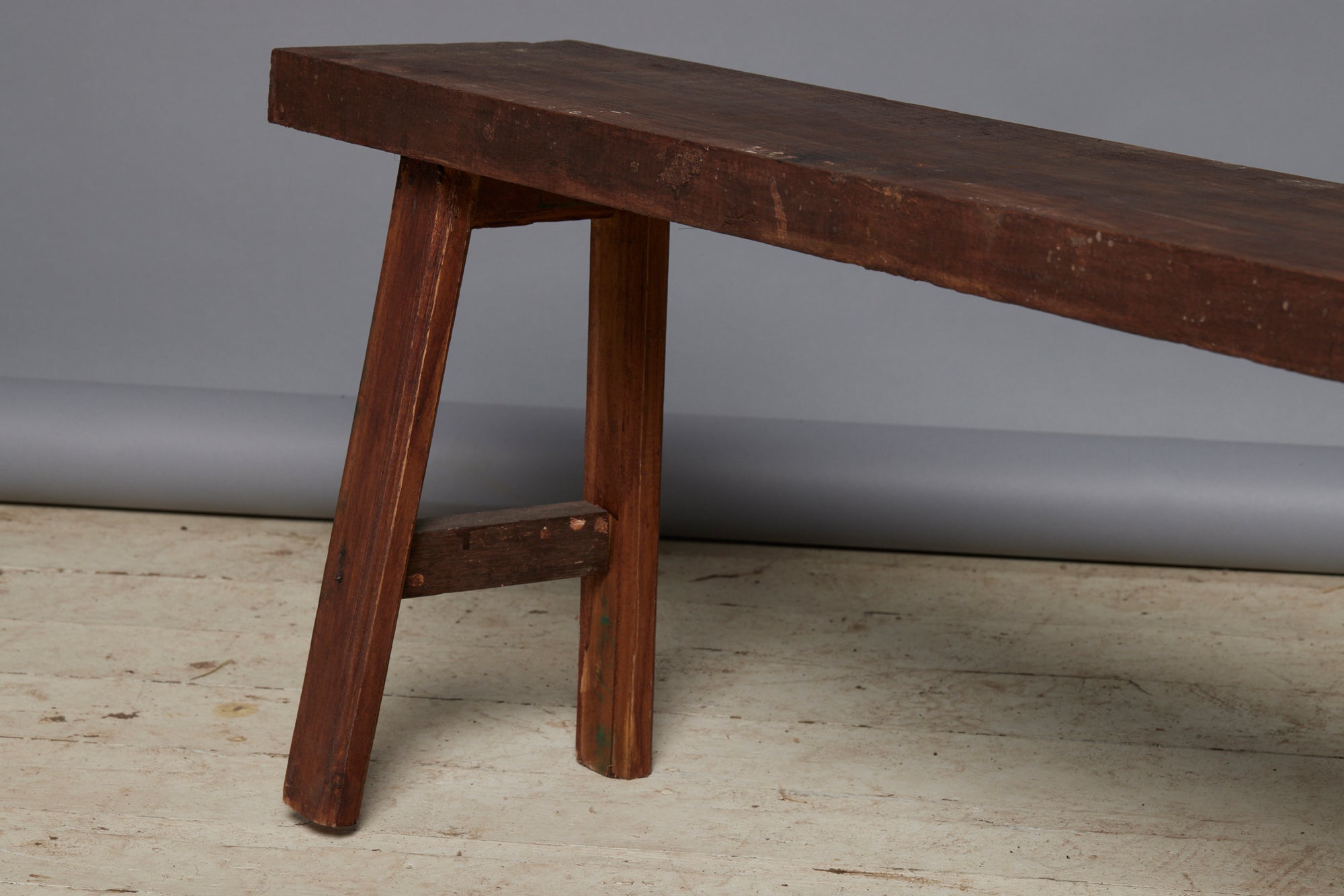 Durable Teak Wood Bench - Heavy Duty Simple Design for Outdoor, Patio, Garden, and Poolside Seating