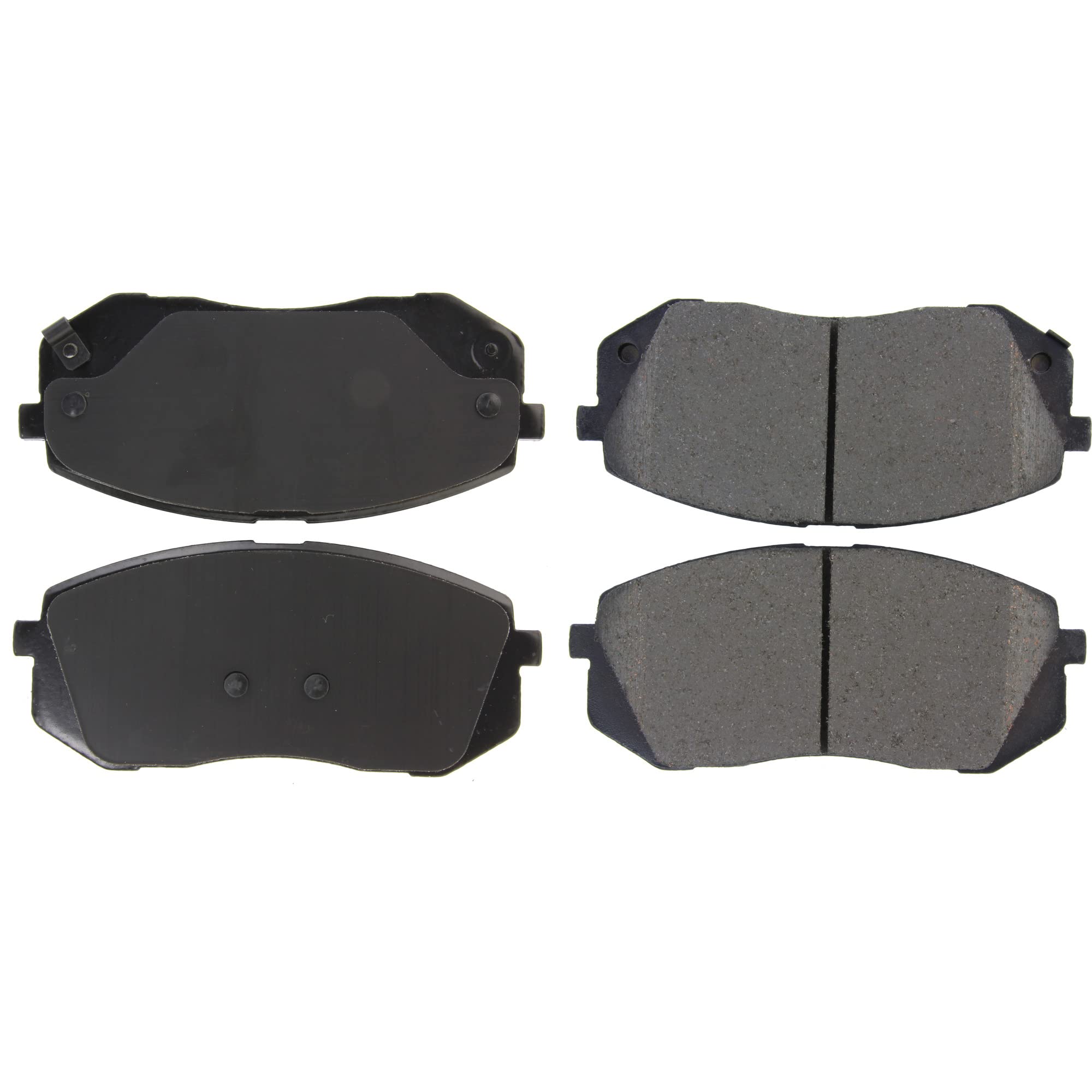 Premium Ceramic Brake Pads with Shims - Low Noise, High Performance Braking for Cars, Trucks & SUVs - Perfect for Daily Commuting & Mountain Driving