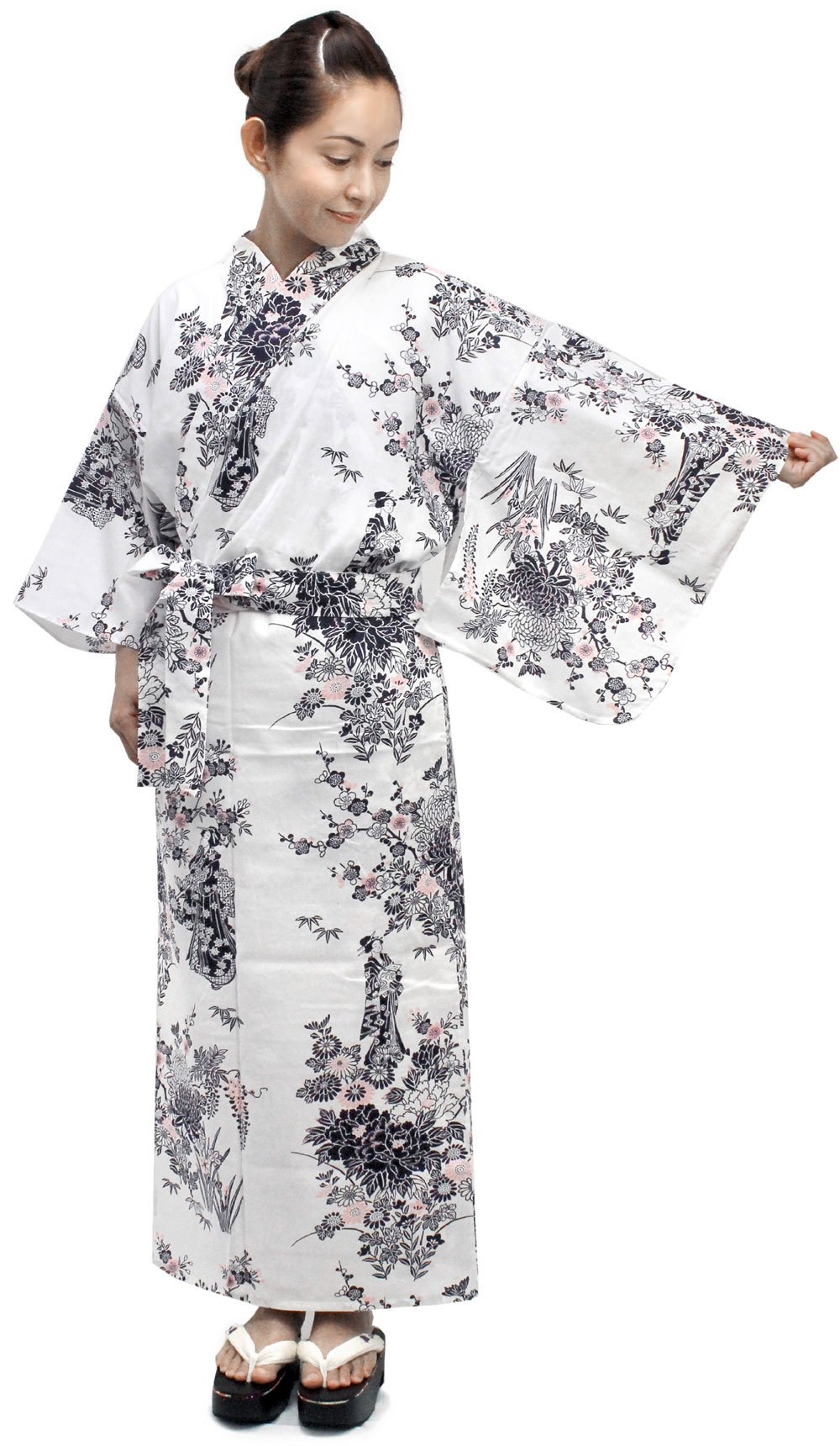 Women's Cotton Kimono Yukata Robe - XL 60