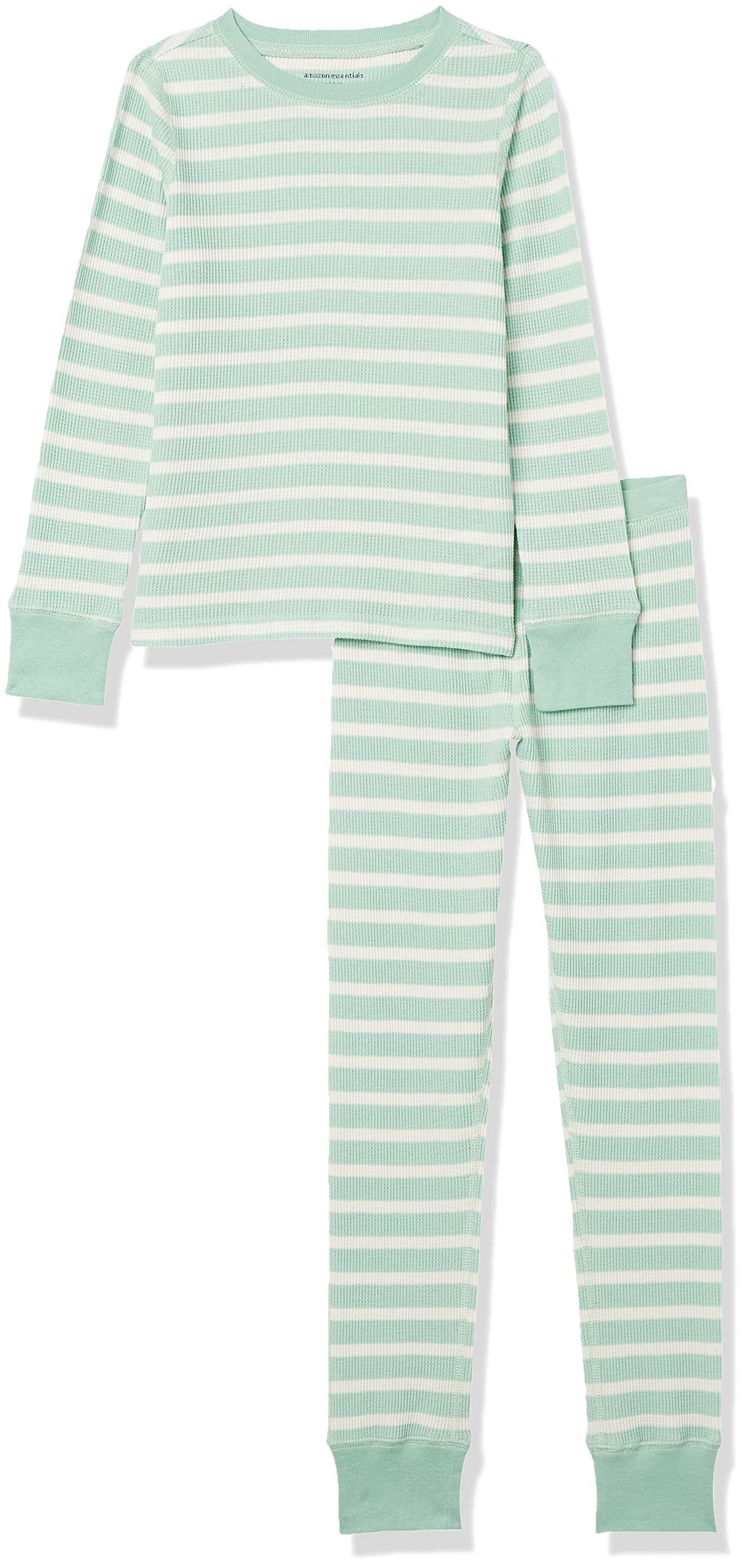Amazon Essentials Girls & Toddlers' Thermal Long Underwear Set - Soft Fleece-Lined Winter Base Layer for Cold Weather - Perfect for Snow Play, Skiing & Outdoor Activities