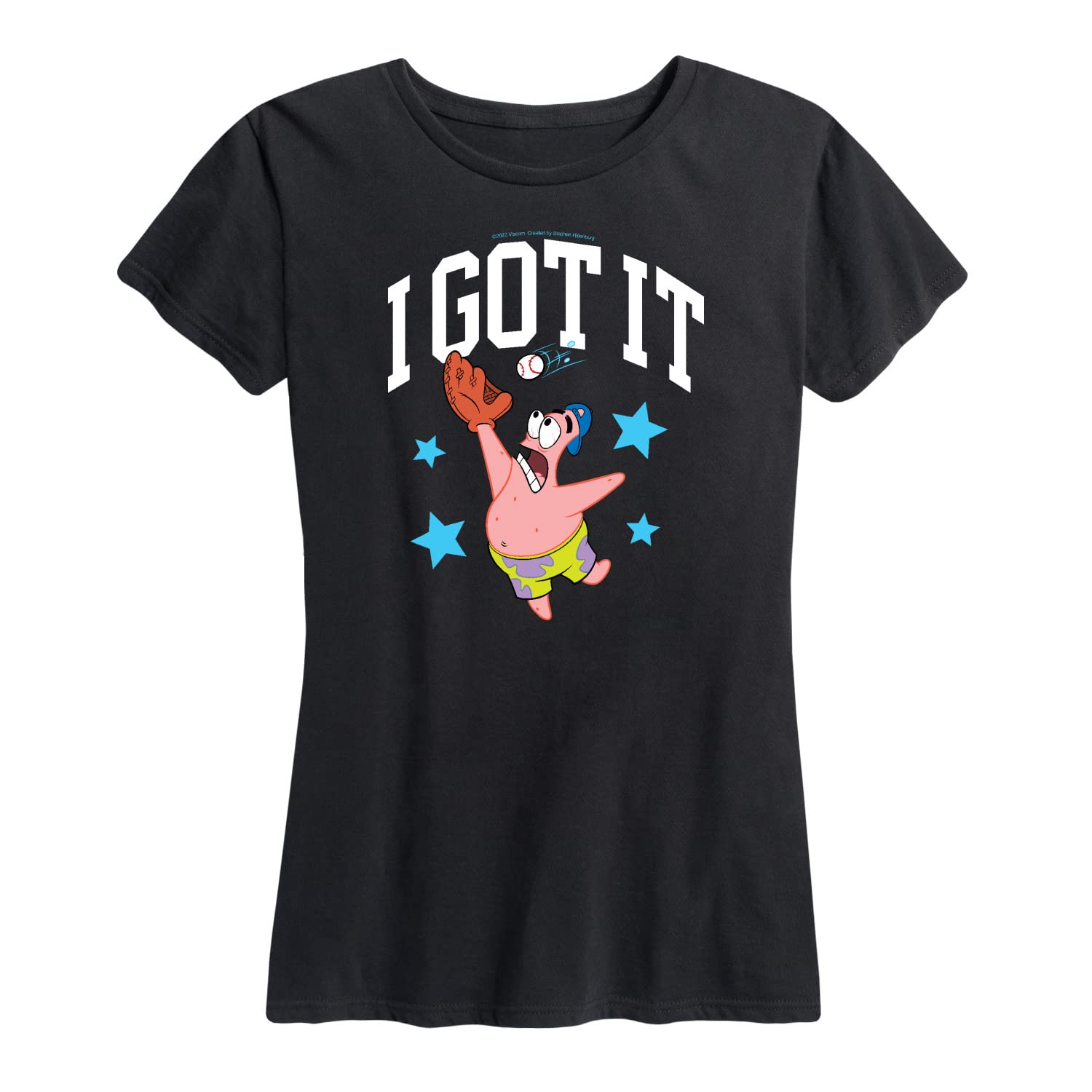 HYBRID APPAREL Women's Spongebob Squarepants 'I Got It' Graphic T-Shirt - Soft Short Sleeve Tee for Casual Wear, Cosplay & Cartoon Lovers