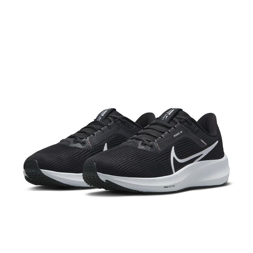 Nike Women's Air Zoom Pegasus 40 Running Shoes - Black/White/Iron Grey - Lightweight Cushioned Sneakers for Jogging, Gym Workouts & Daily Wear