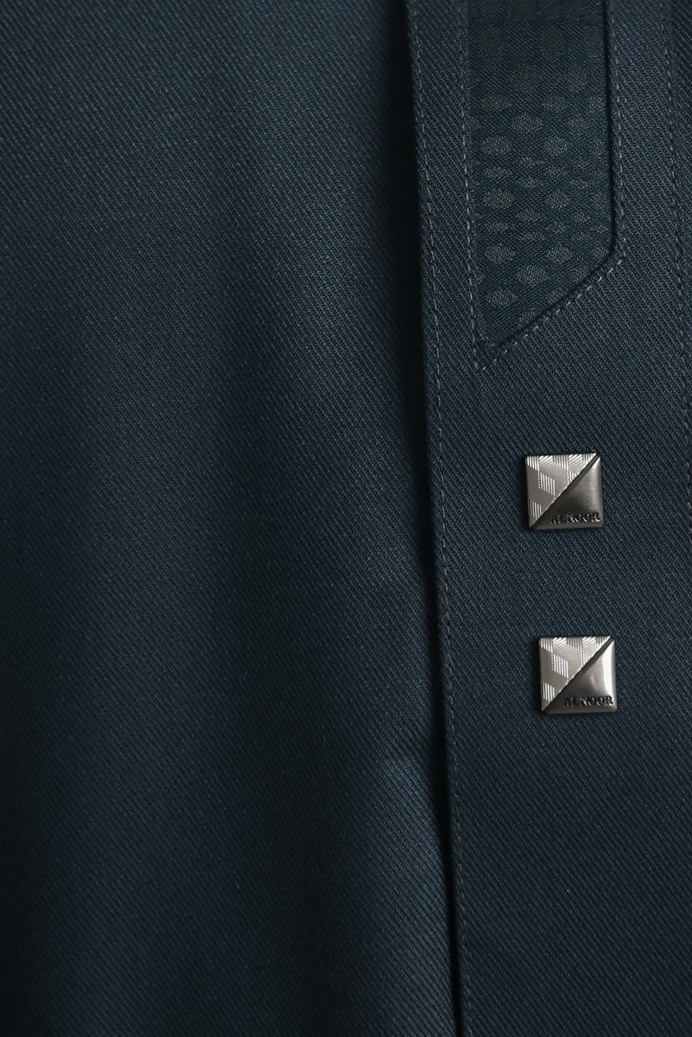 J129 Presidential Grey Collar Thobe for Men | Premium Embroidered Islamic Robe | Eid & Wedding Outfit | Perfect for Religious Ceremonies & Special Occasions