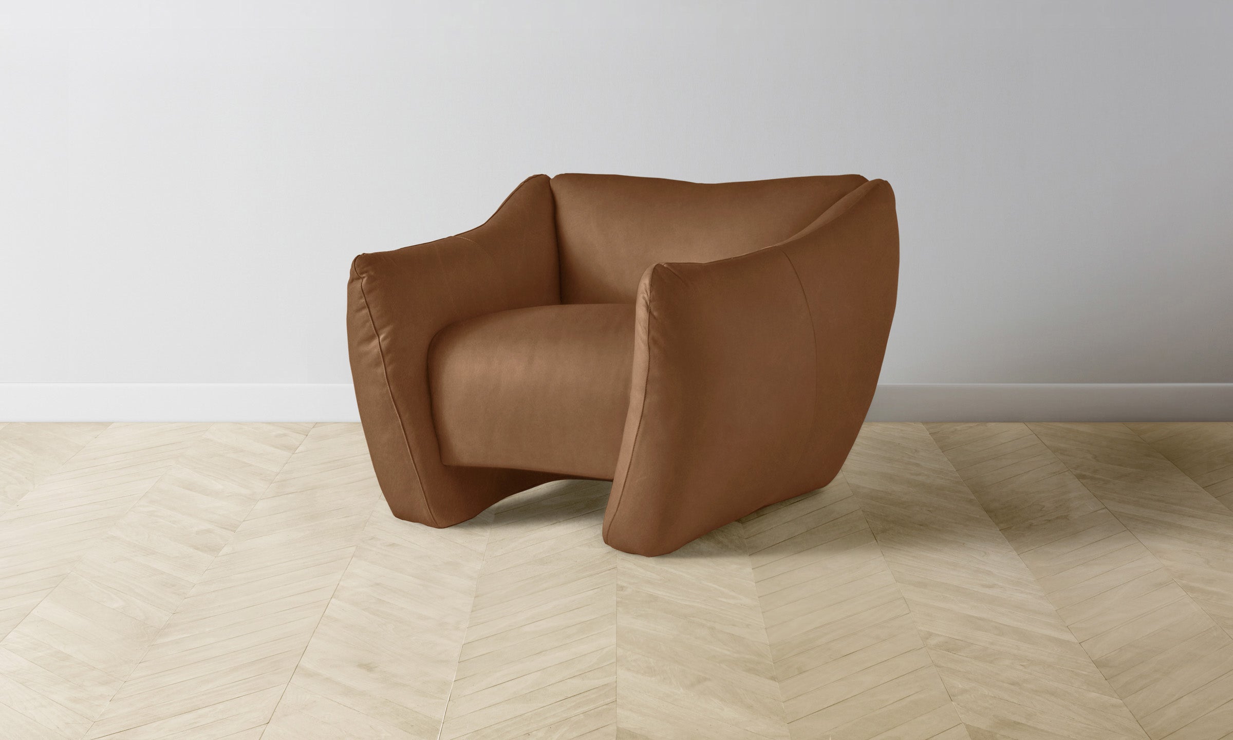 Premium Bond Chair in Tuscan Leather Cognac - Luxurious Office & Home Seating for Executive Desks, Living Rooms & Study Areas
