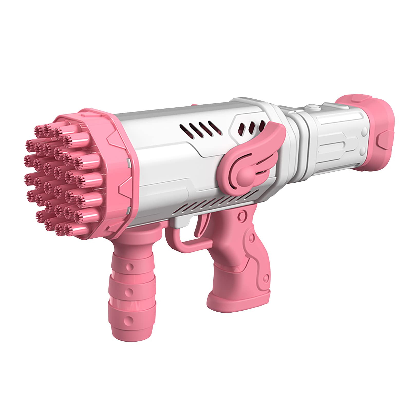 Professional 32-Hole Bubble Blaster Machine with Colorful LED Lights - Electric Bubble Gun for Kids & Adults - Perfect for Birthday Parties, Weddings, Outdoor Events & Festive Atmosphere Creation