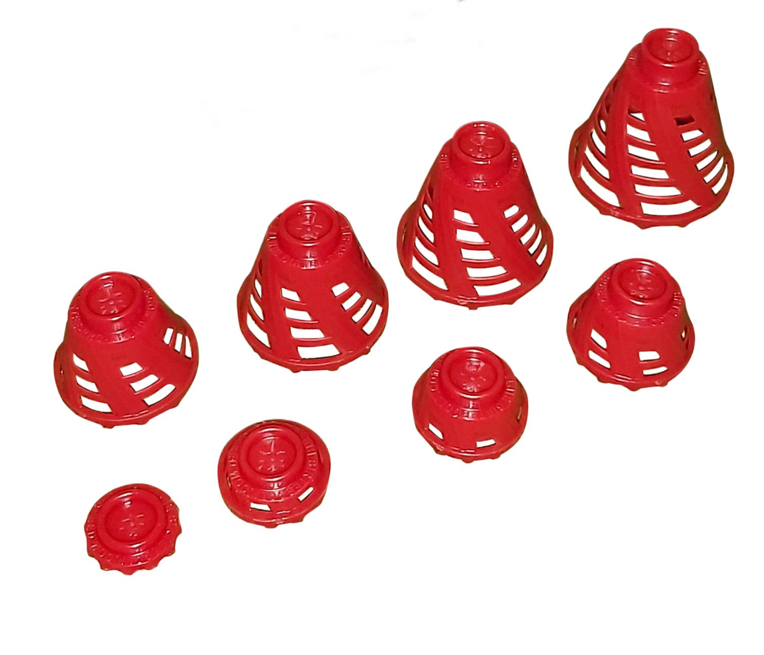 Premium Golf Tees PRO Speed Version - 8 Pack with Enhanced Durability for Indoor Golf, Golf Simulator & Winter Play - Includes Exclusive Red Poker Chip Ball Marker - Perfect for Driving Range, Backyard Practice & Virtual Golf Sessions